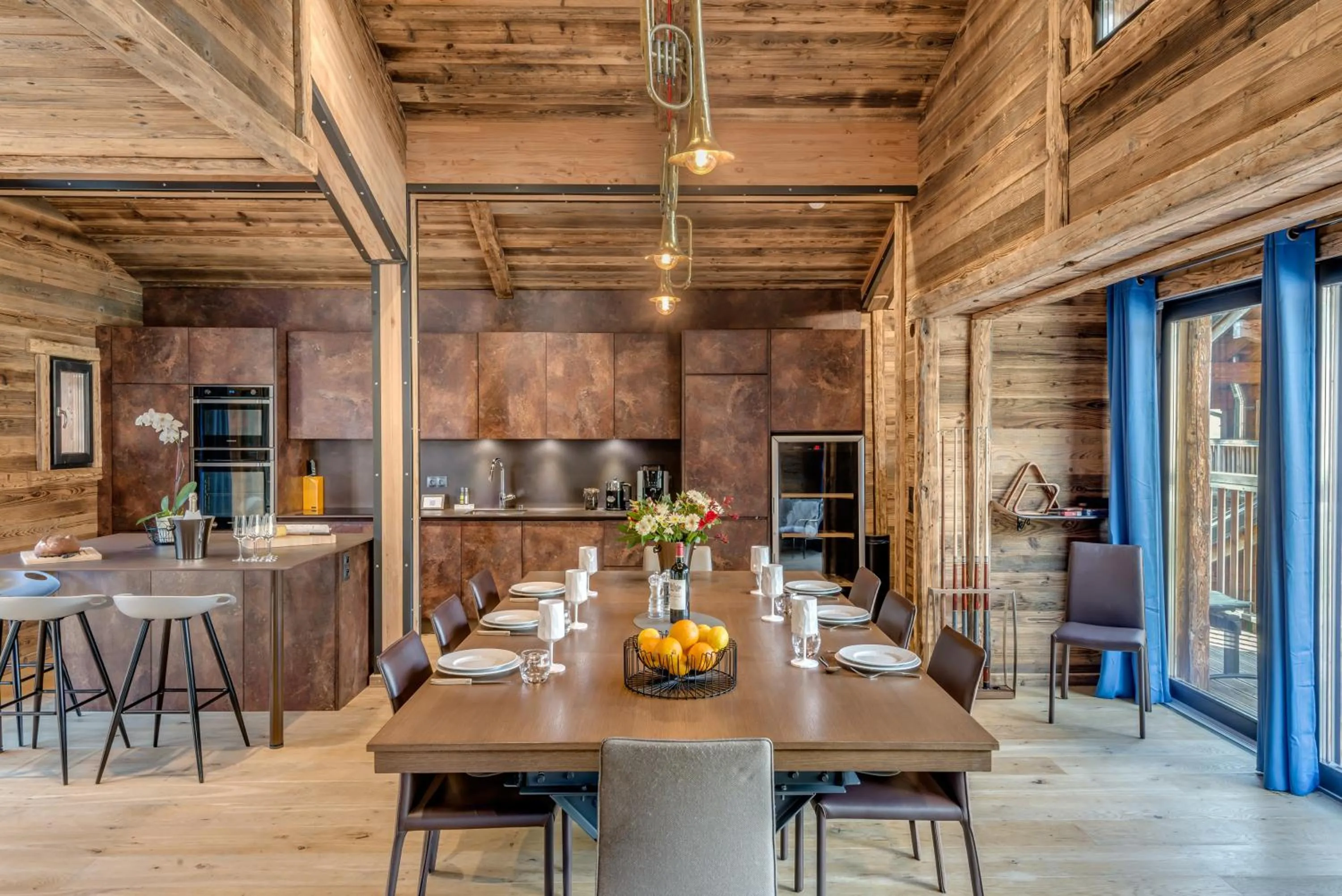 Communal kitchen in Chalet Monts by Les Etincelles