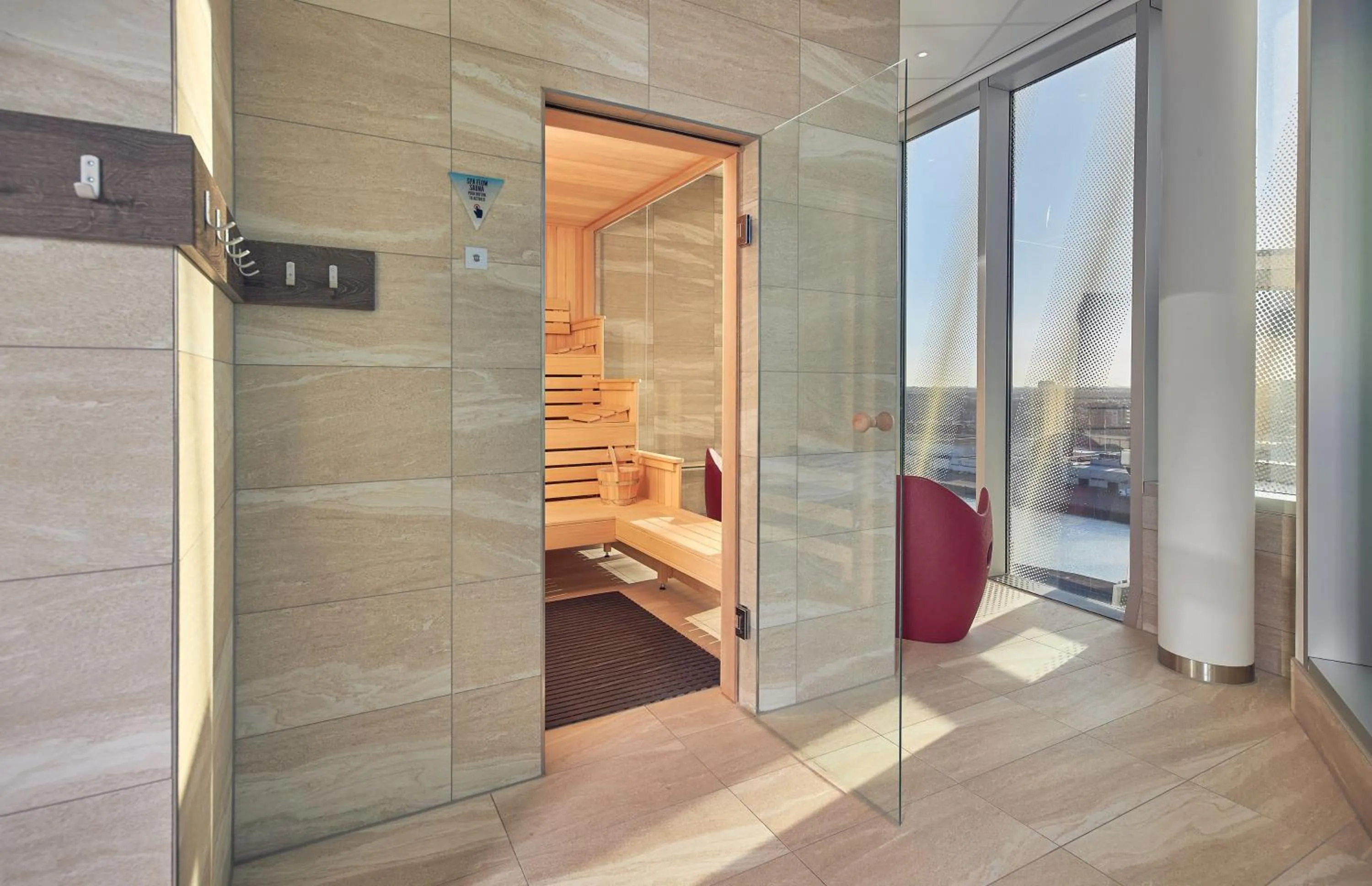 Sauna in Inntel Hotels Den Haag Marina Beach