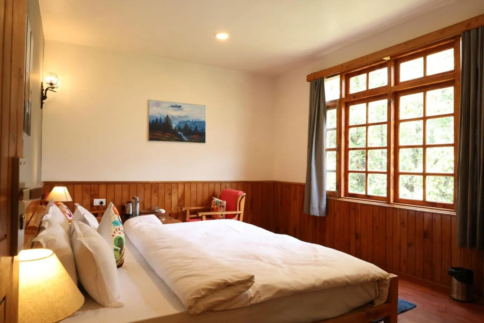 Bedroom, Bed in Zen Manali by Keekoo Stays