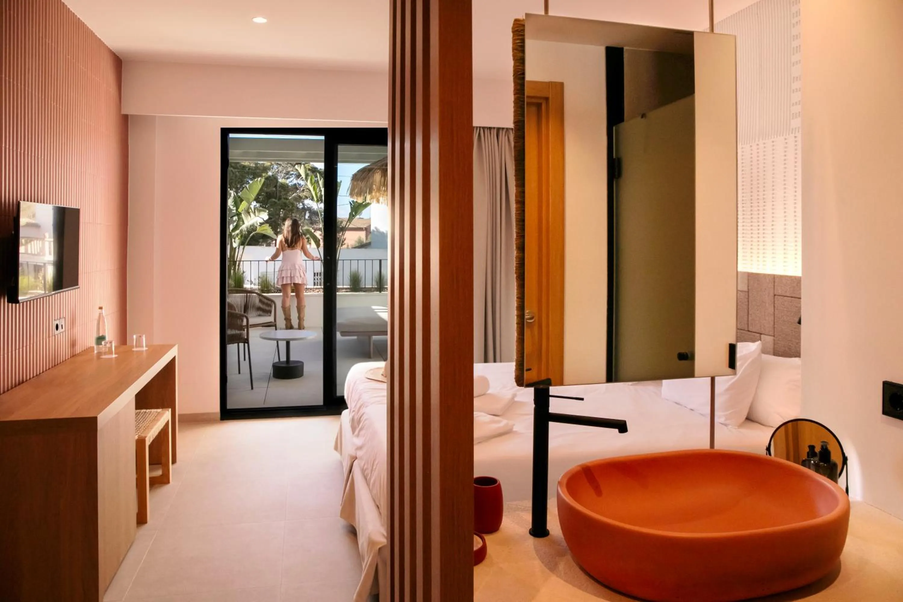 Bedroom, Bed in Hotel Santanyi Port