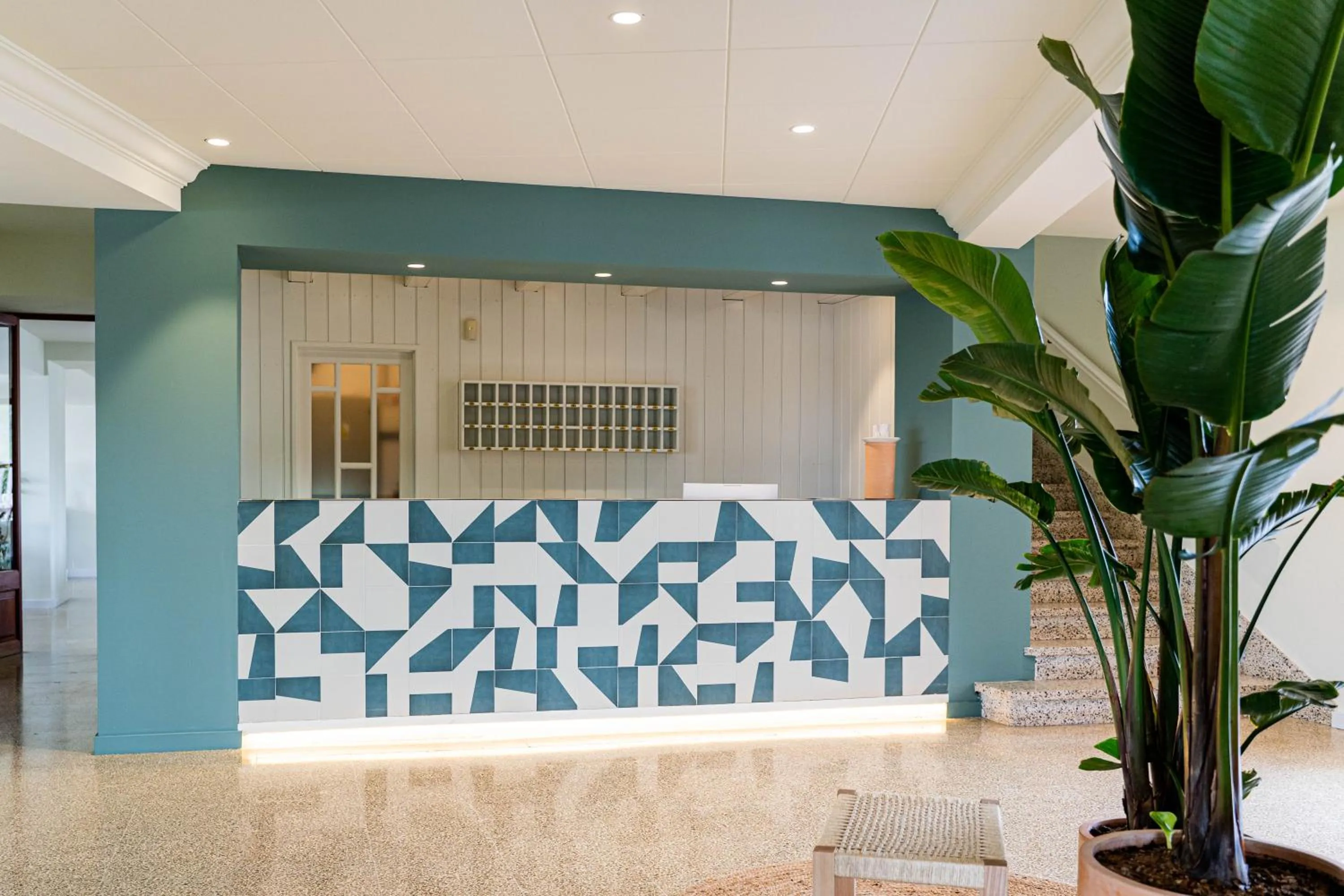 Lobby or reception in Hotel Santanyi Port