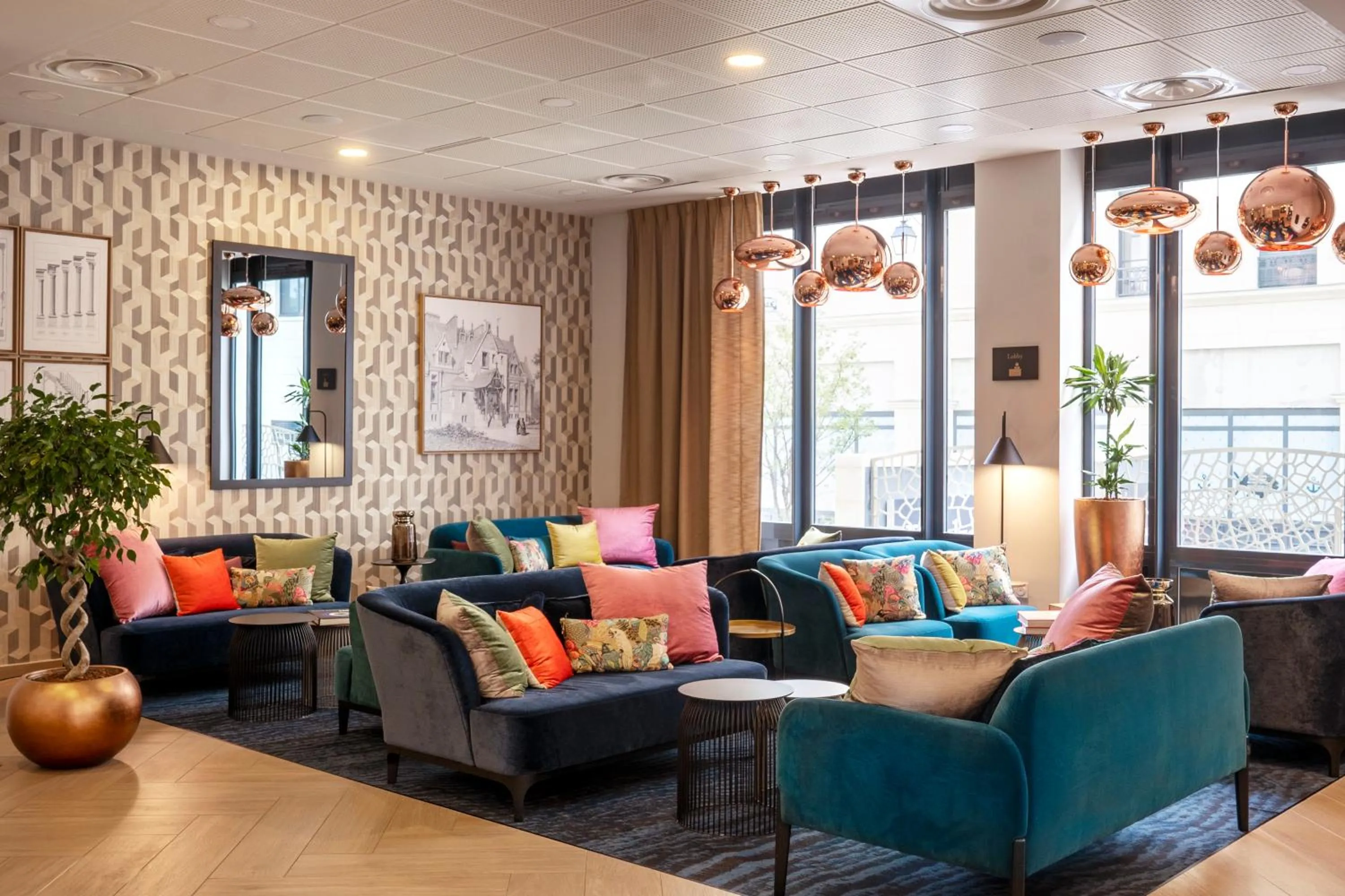 Lobby or reception in Residhome Paris Clamart