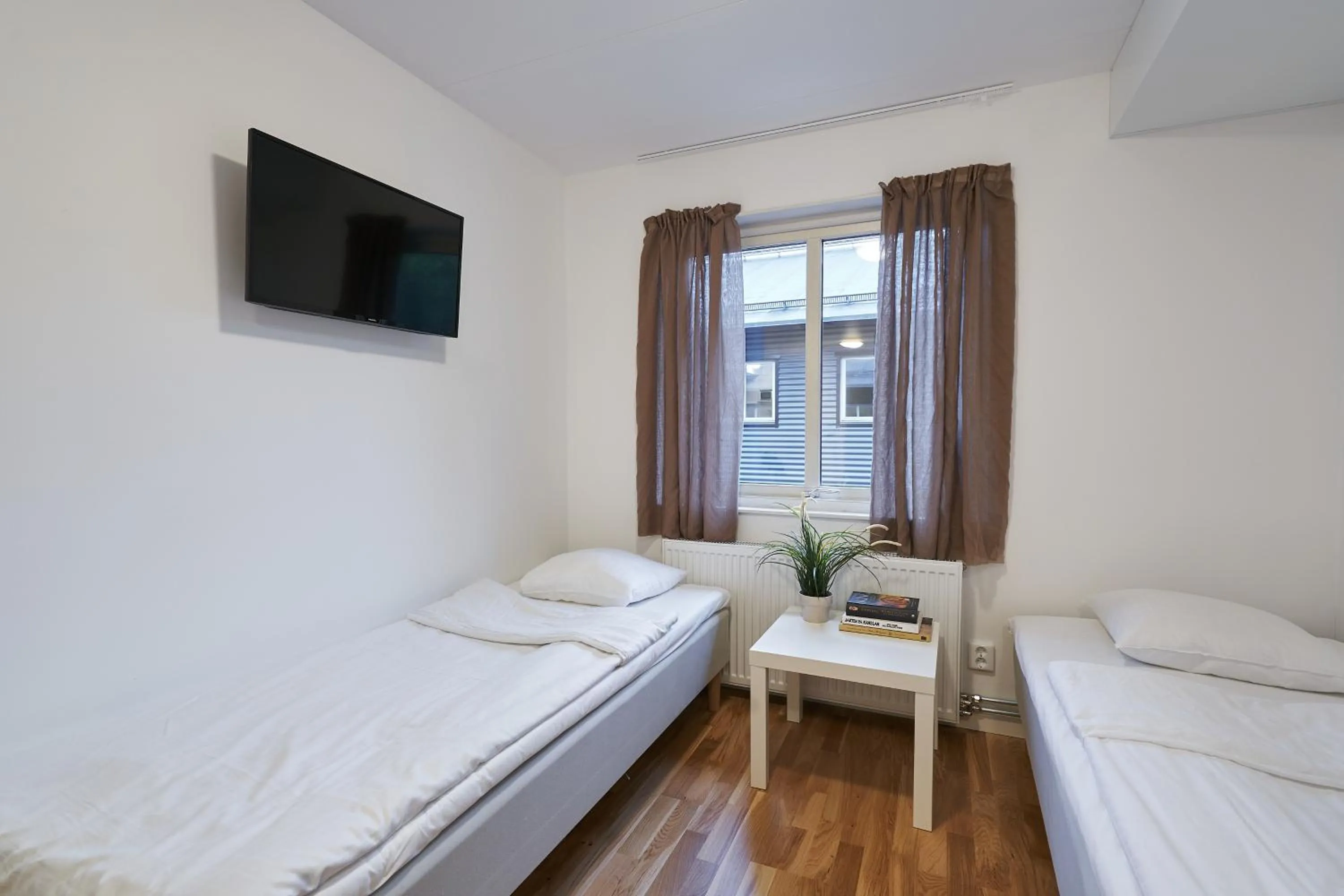 Bed in Bålsta Apartment Hotel