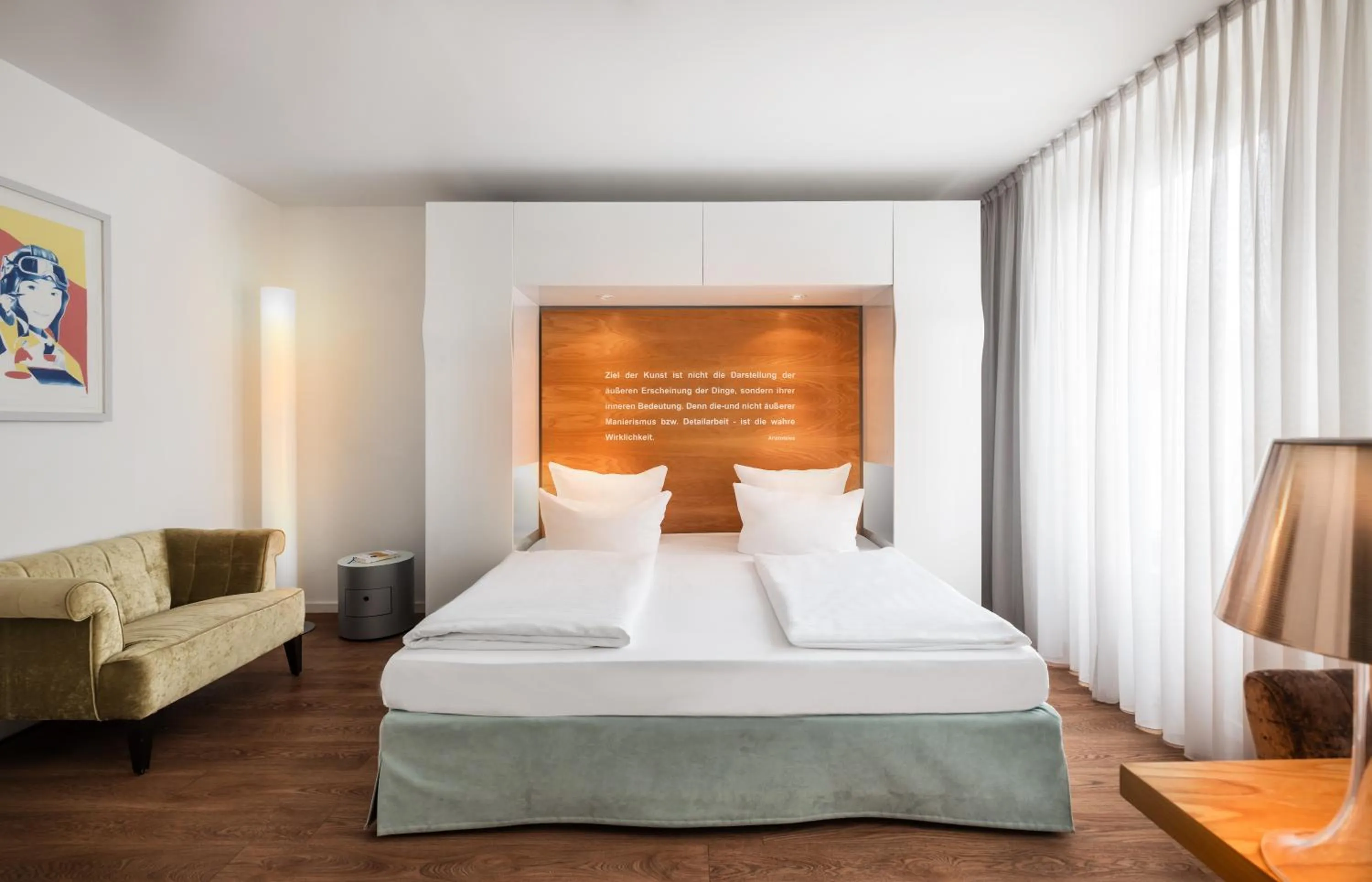 Photo of the whole room, Bed in Art Hotel City Leipzig