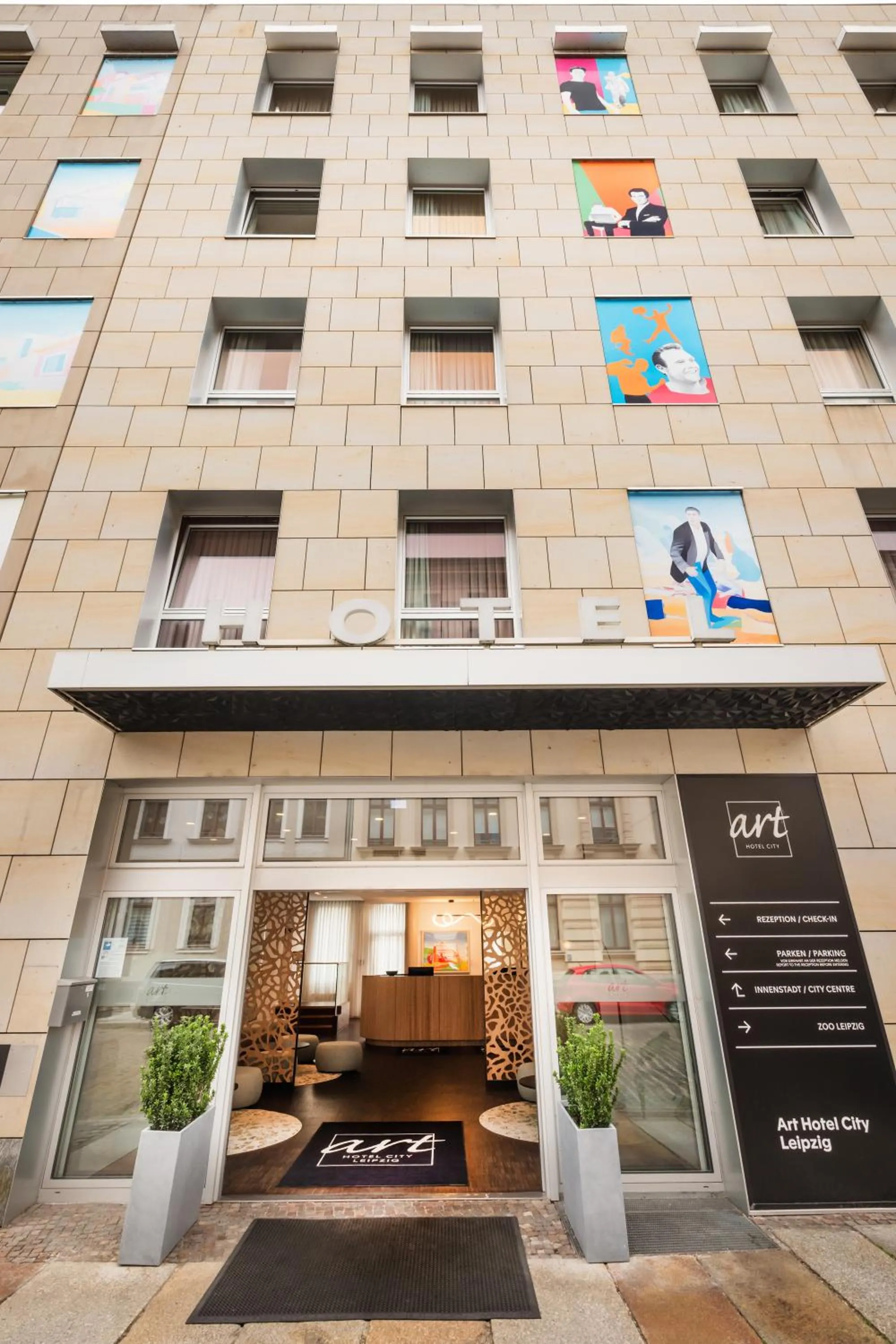 Property building in Art Hotel City Leipzig