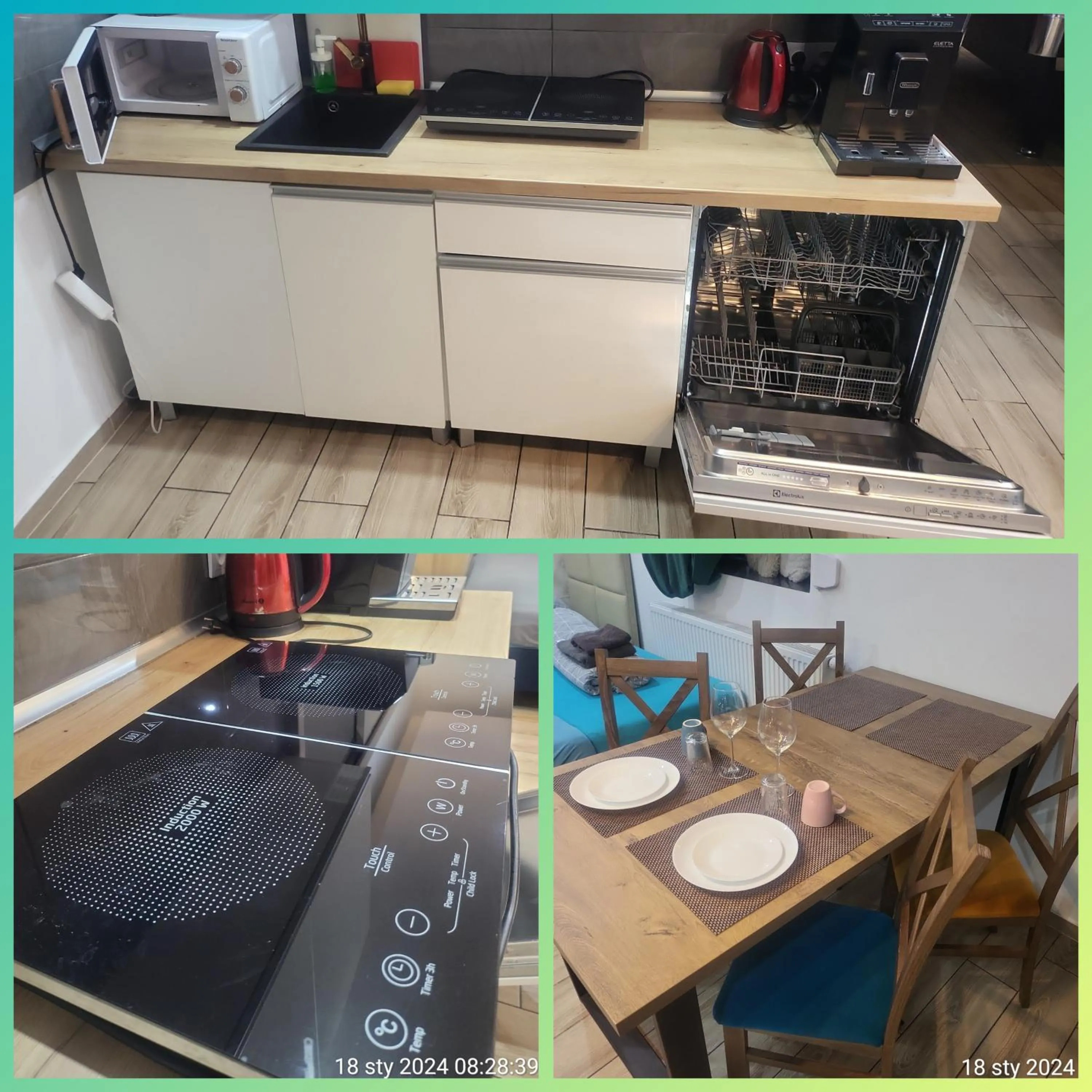 Coffee/tea facilities in Apartamenty PRETTY WOMAN meldunek samodzielny 24h - noclegi Bytom Chorzów Katowice