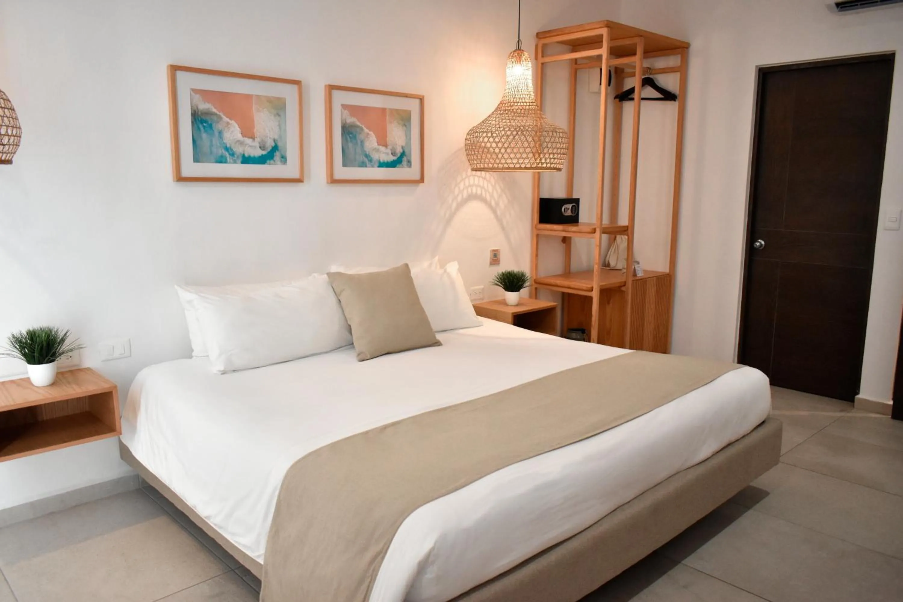 Bed in Terrasse Hotel Playa del Carmen