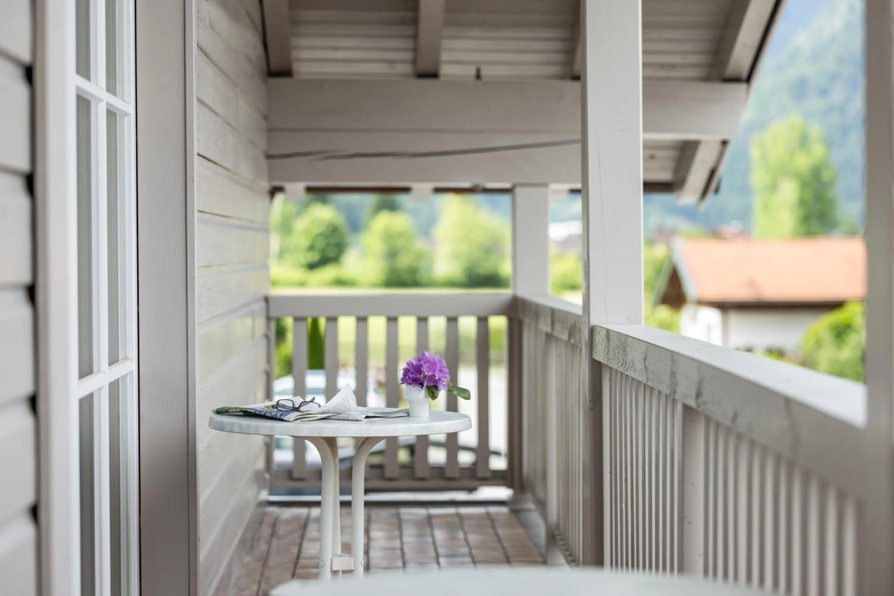 Balcony/Terrace in Hubertus Appartements Inzell