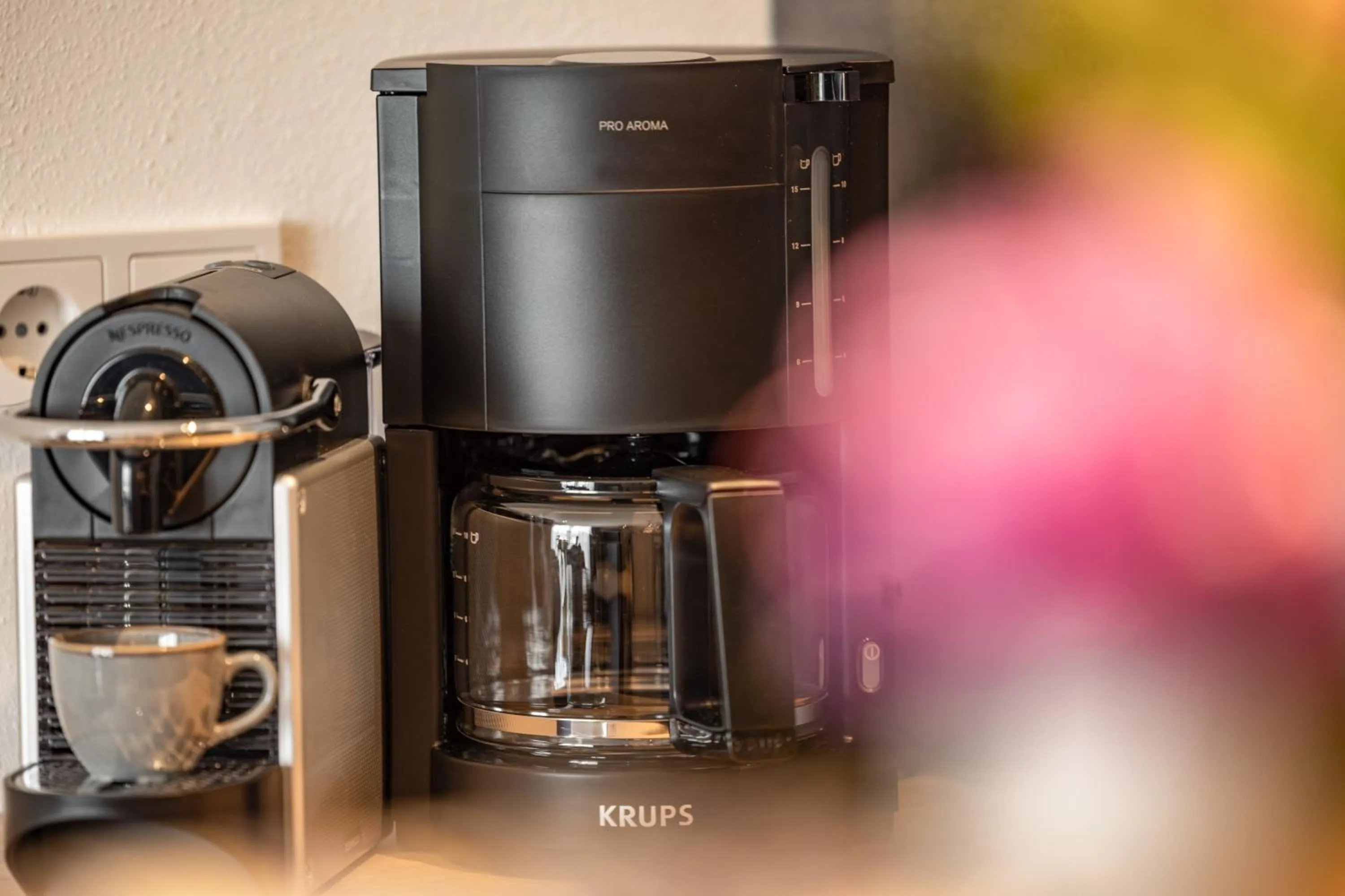 Coffee/tea facilities in Hubertus Appartements Inzell