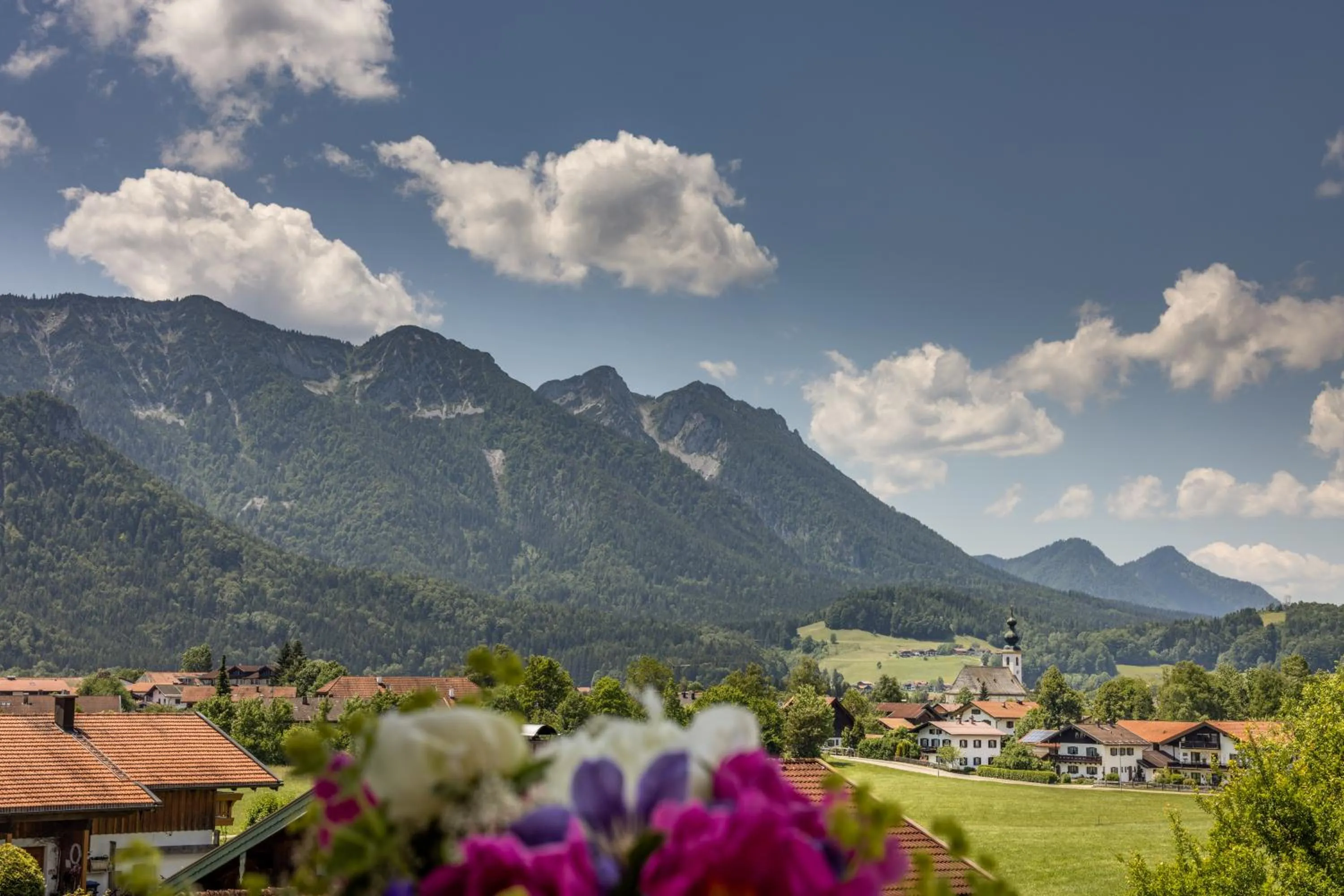 Natural landscape in Hubertus Appartements Inzell