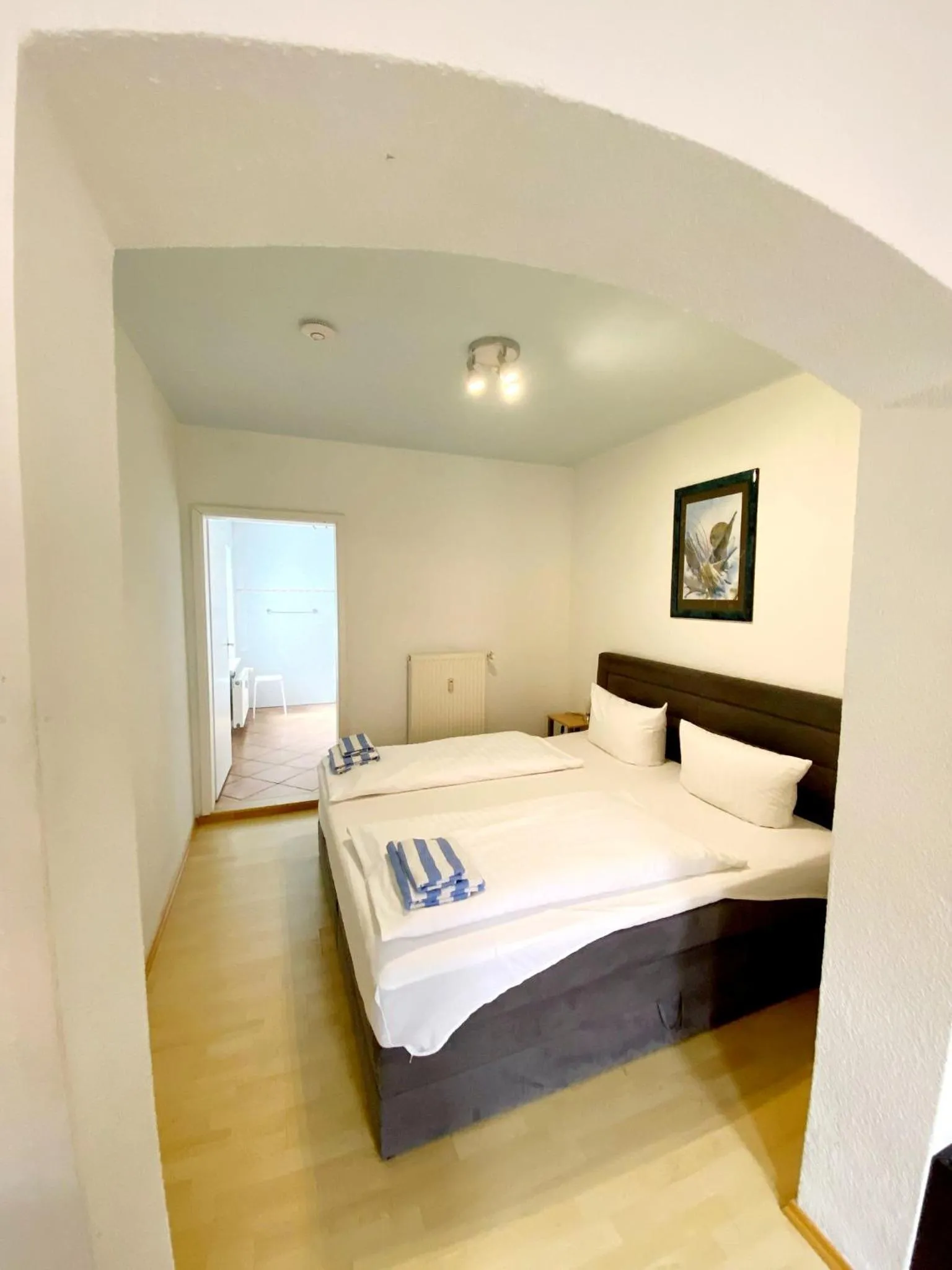 Bed in Pension Apostel