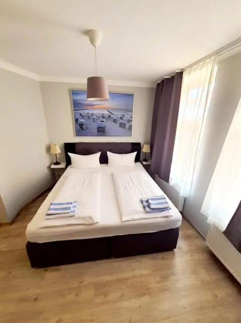 Bed in Pension Apostel