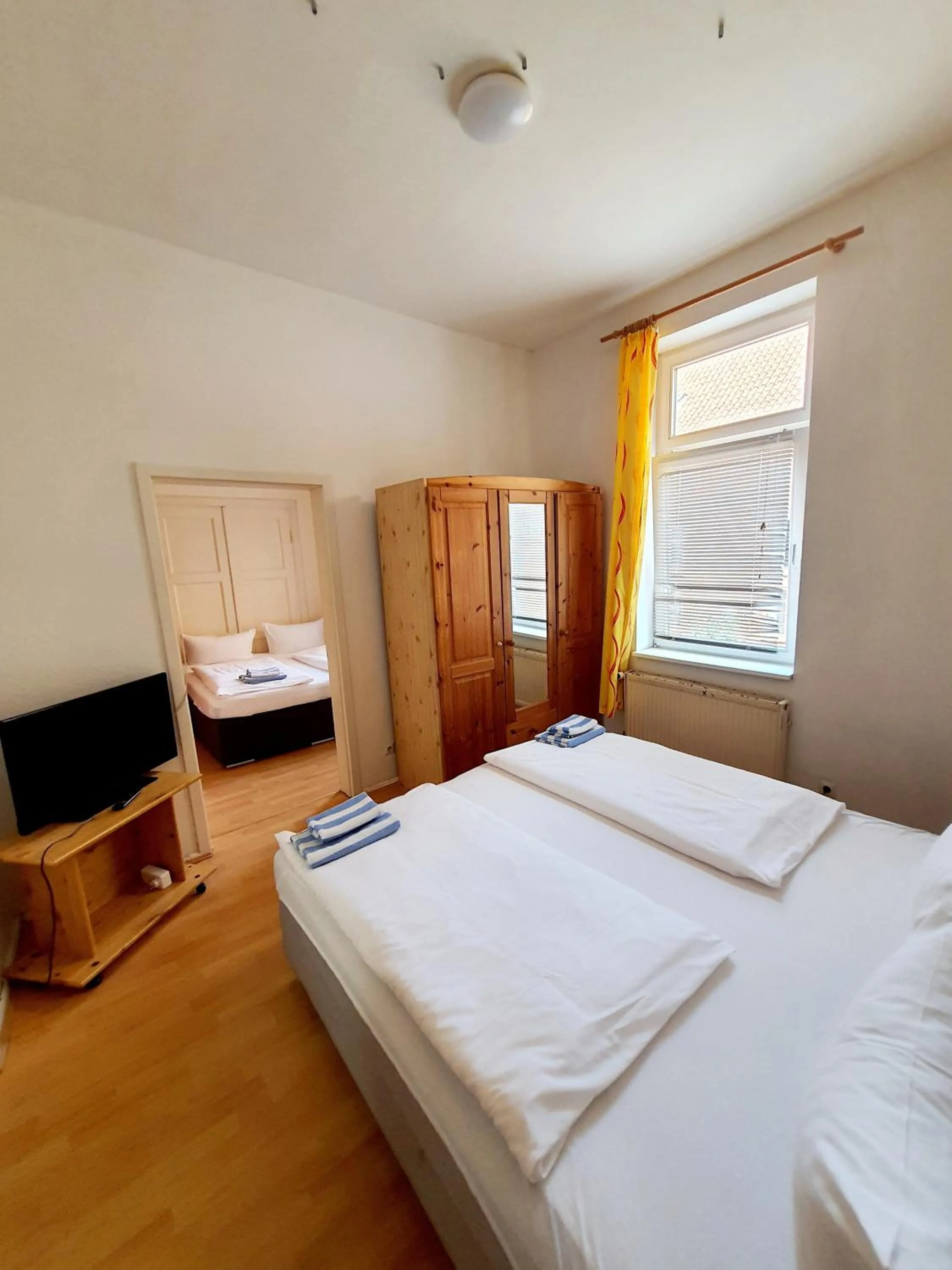 Bed in Pension Apostel