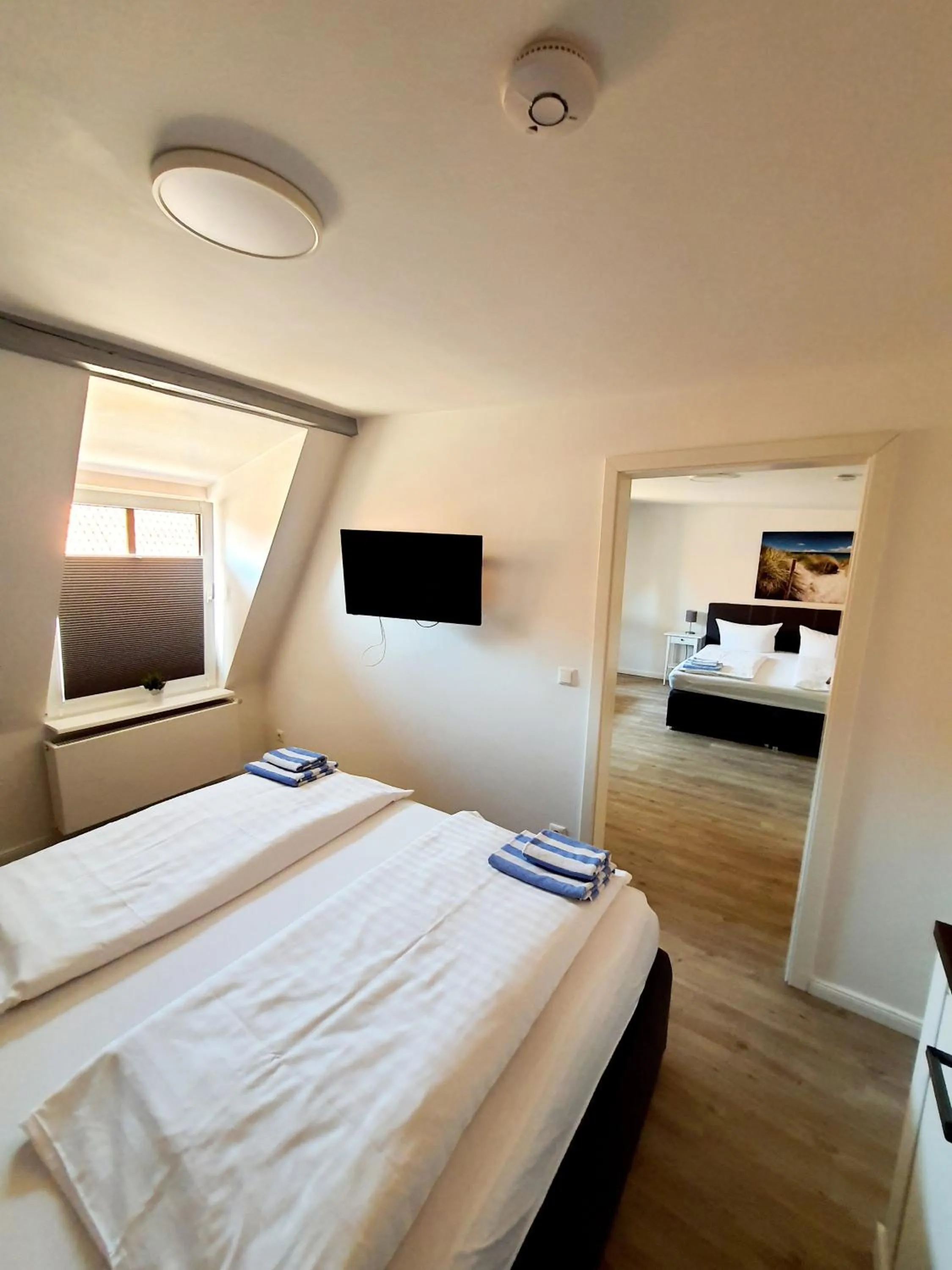 Bed in Pension Apostel