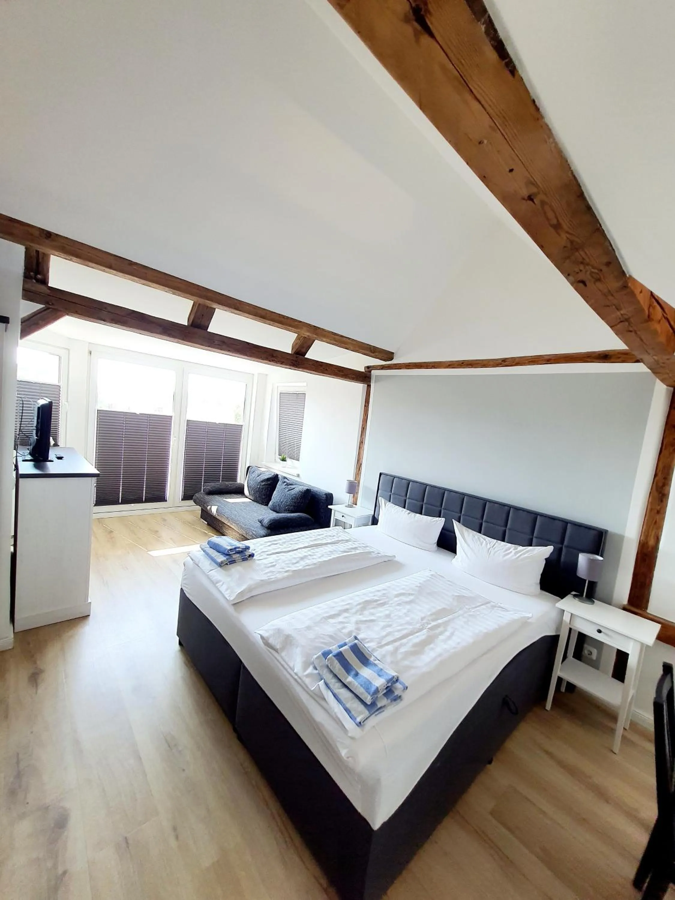 Bed in Pension Apostel