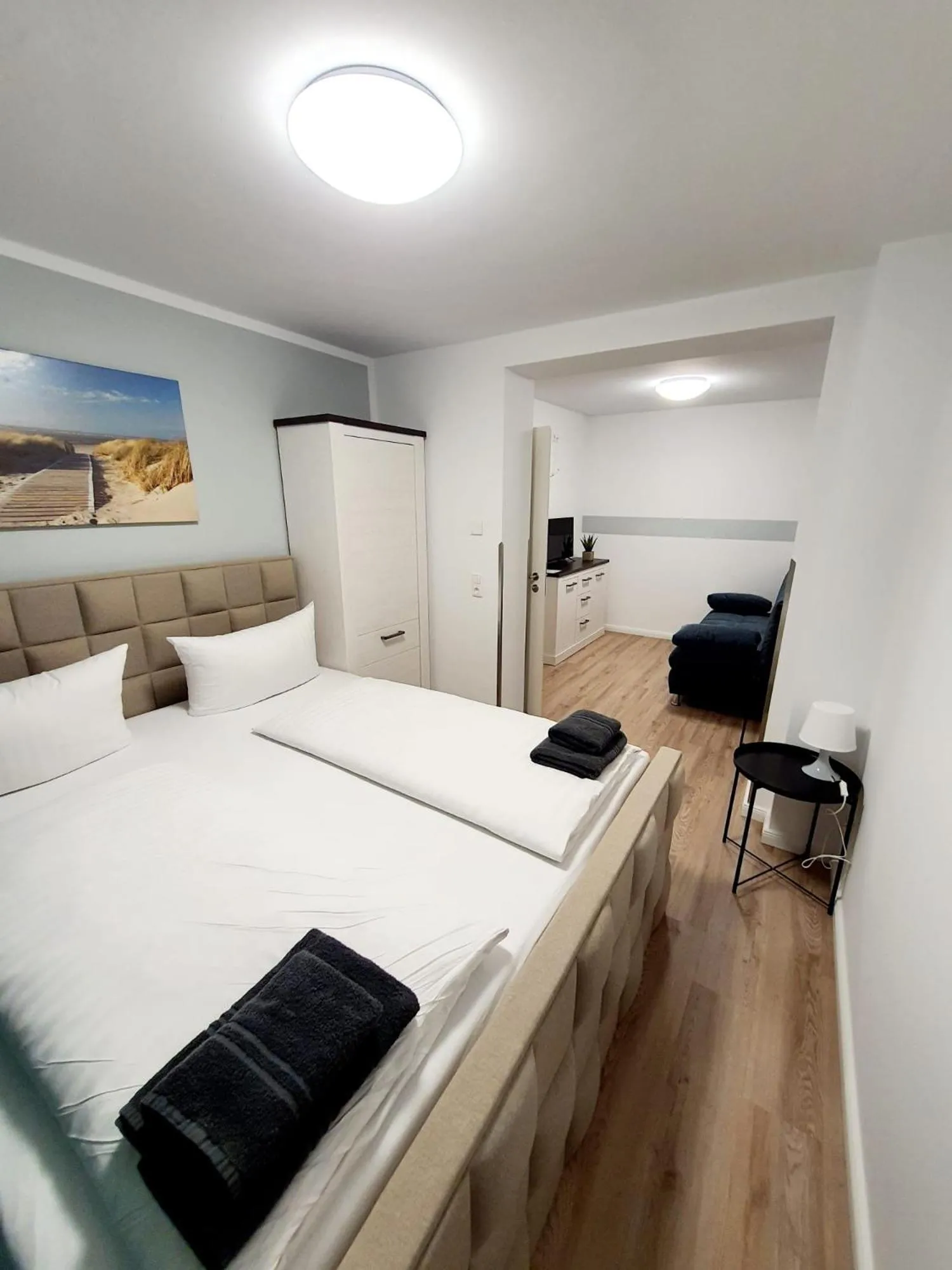 Bed in Pension Apostel