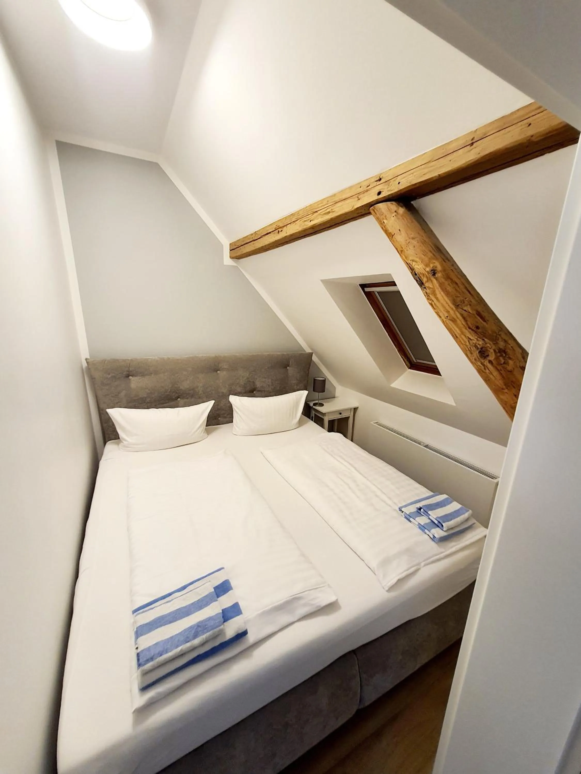 Bed in Pension Apostel