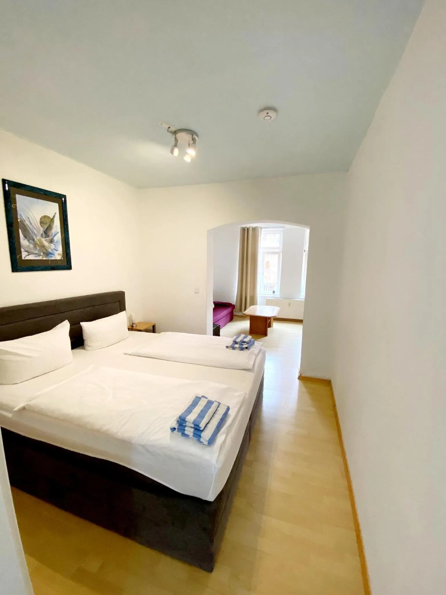 Bed in Pension Apostel