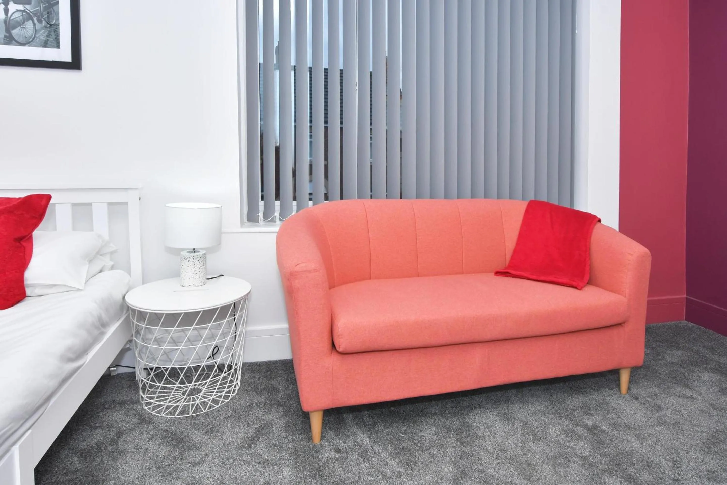 Bedroom in Townhouse @ 42 Minshull New Road Crewe