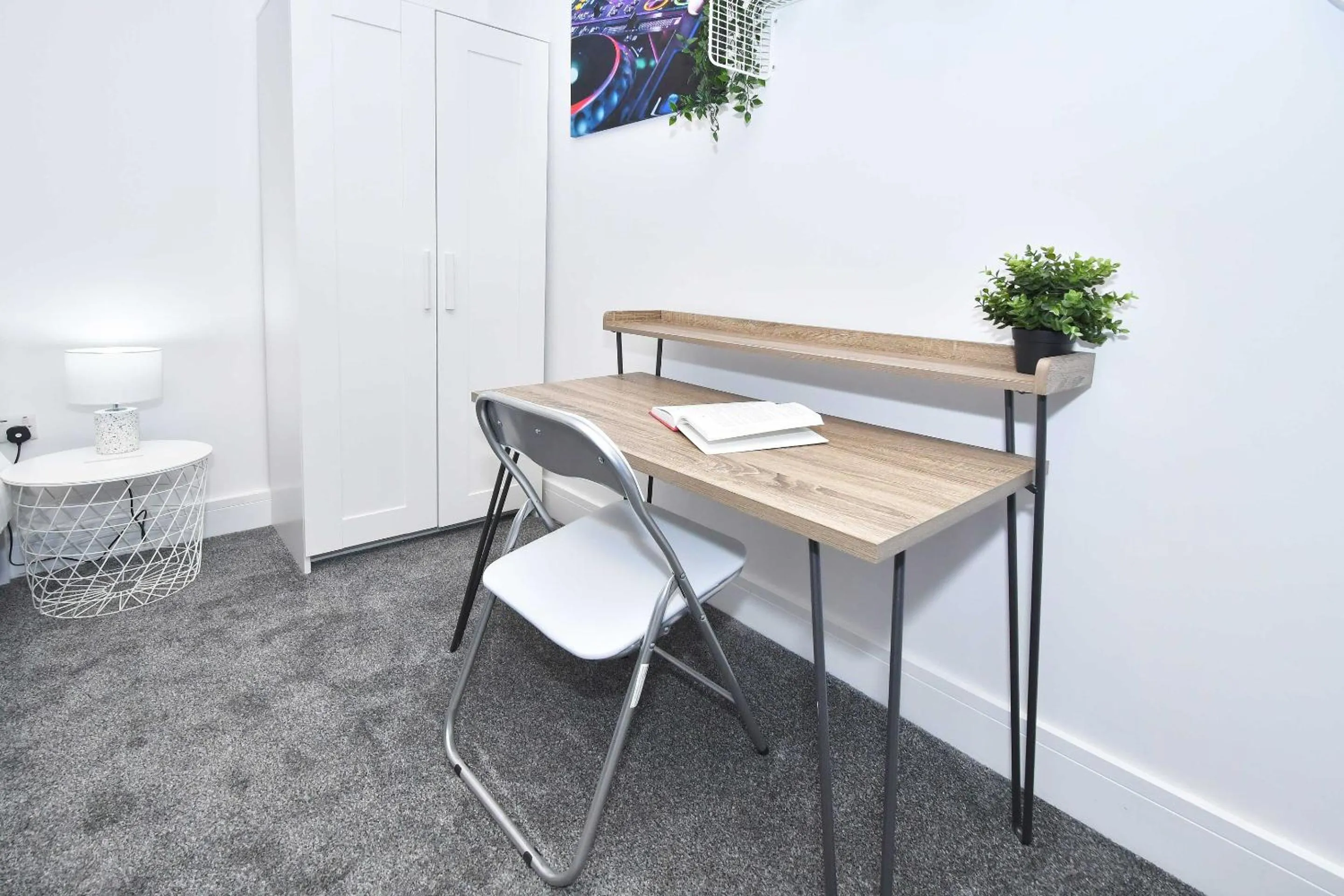 Bedroom in Townhouse @ 42 Minshull New Road Crewe