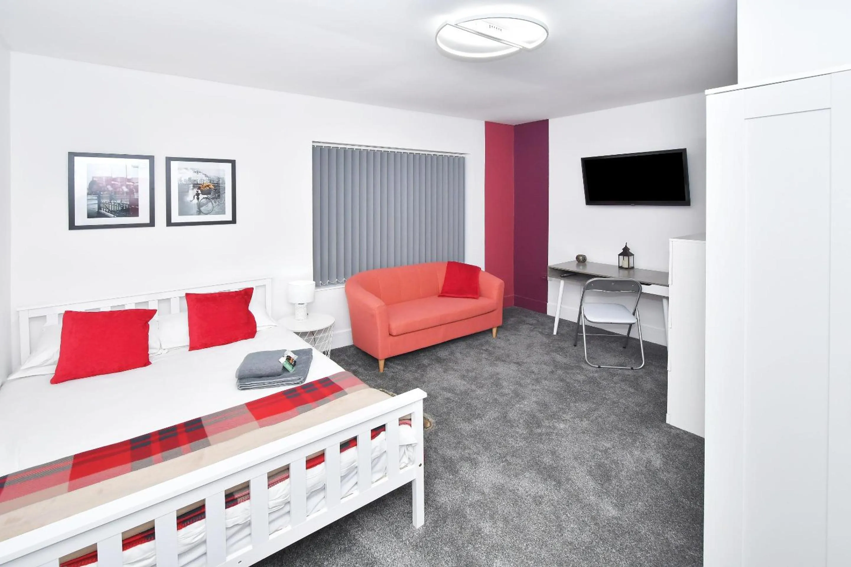 Bedroom in Townhouse @ 42 Minshull New Road Crewe