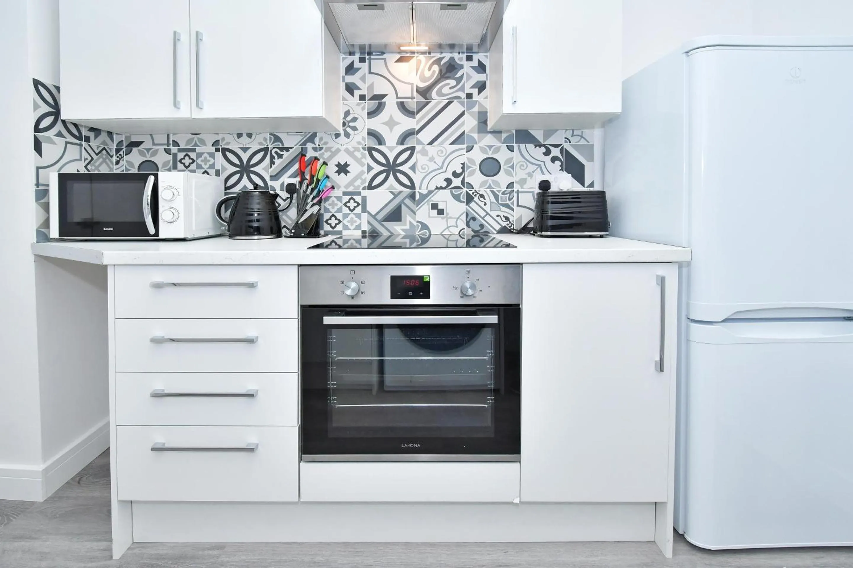 Kitchen or kitchenette in Townhouse @ 42 Minshull New Road Crewe