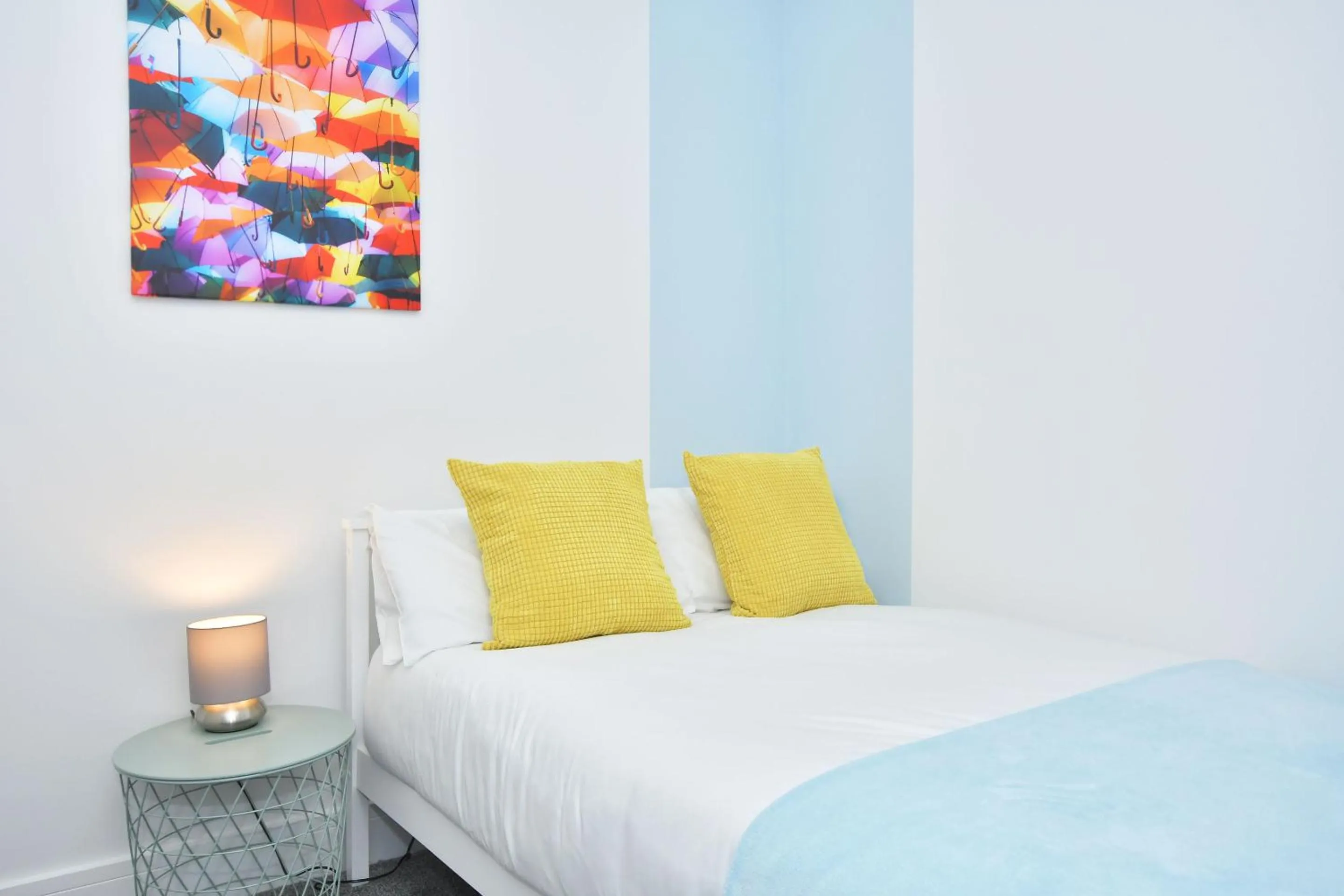 Bedroom, Bed in Townhouse @ 42 Minshull New Road Crewe