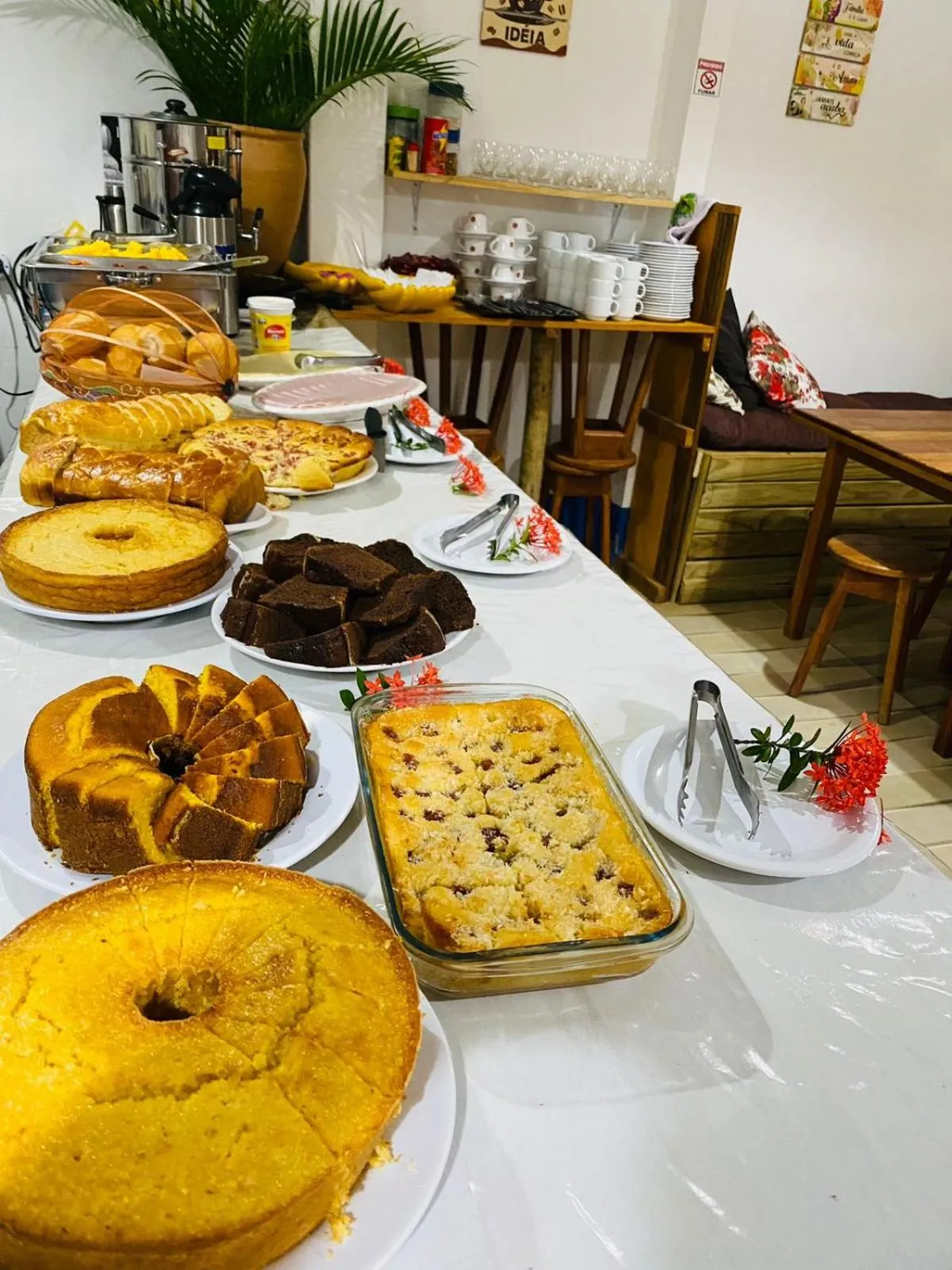 Breakfast in Pousada Ponta da Baleia