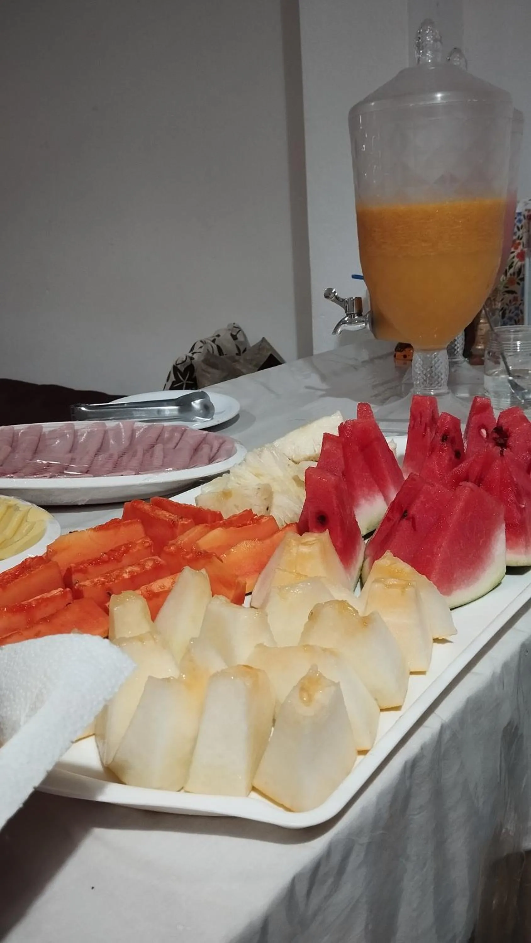 Food and drinks in Pousada Ponta da Baleia