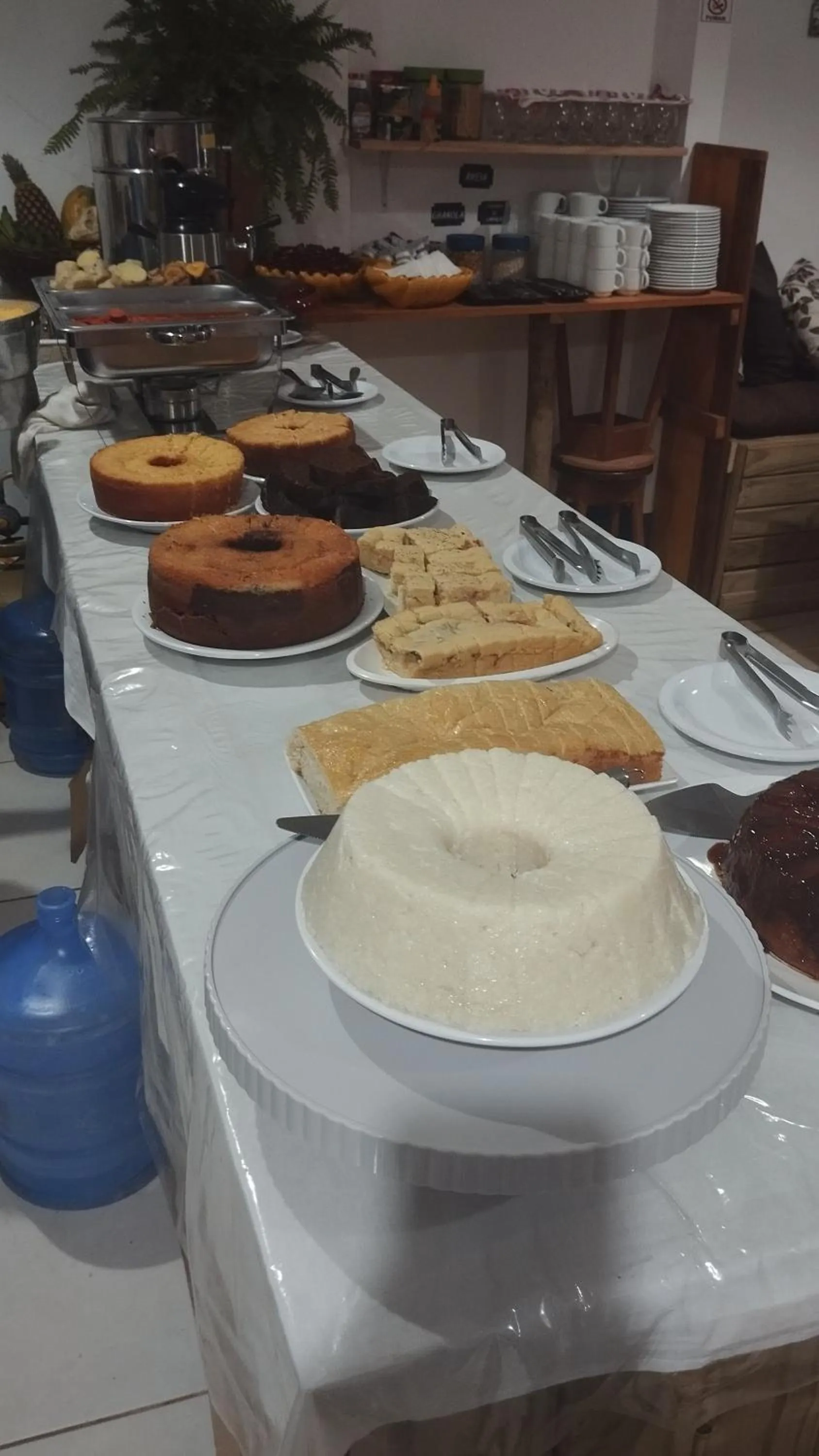 Food and drinks in Pousada Ponta da Baleia