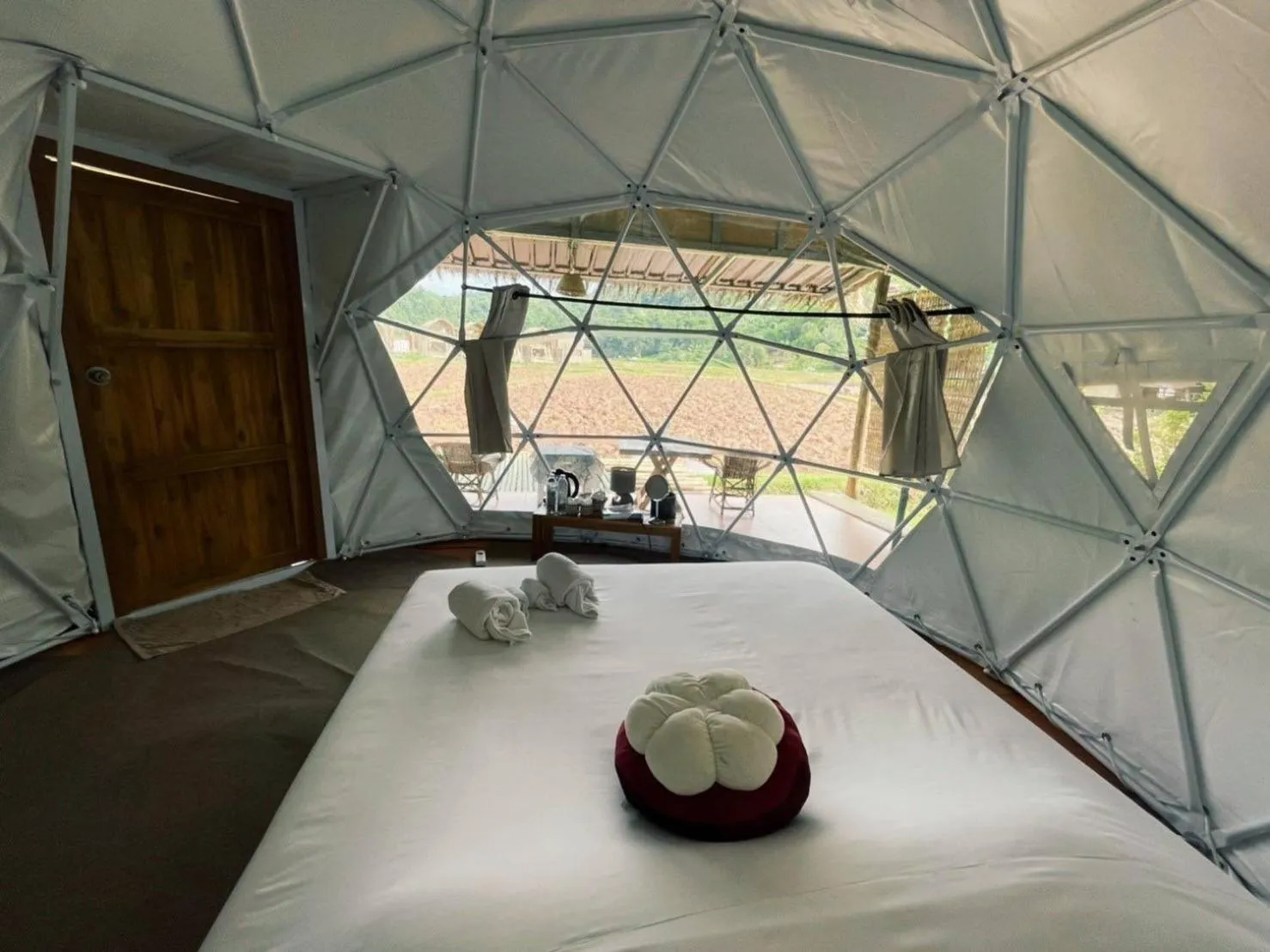 Bed in สะปันดีวิว Sapan Dee View บ่อเกลือ น่าน