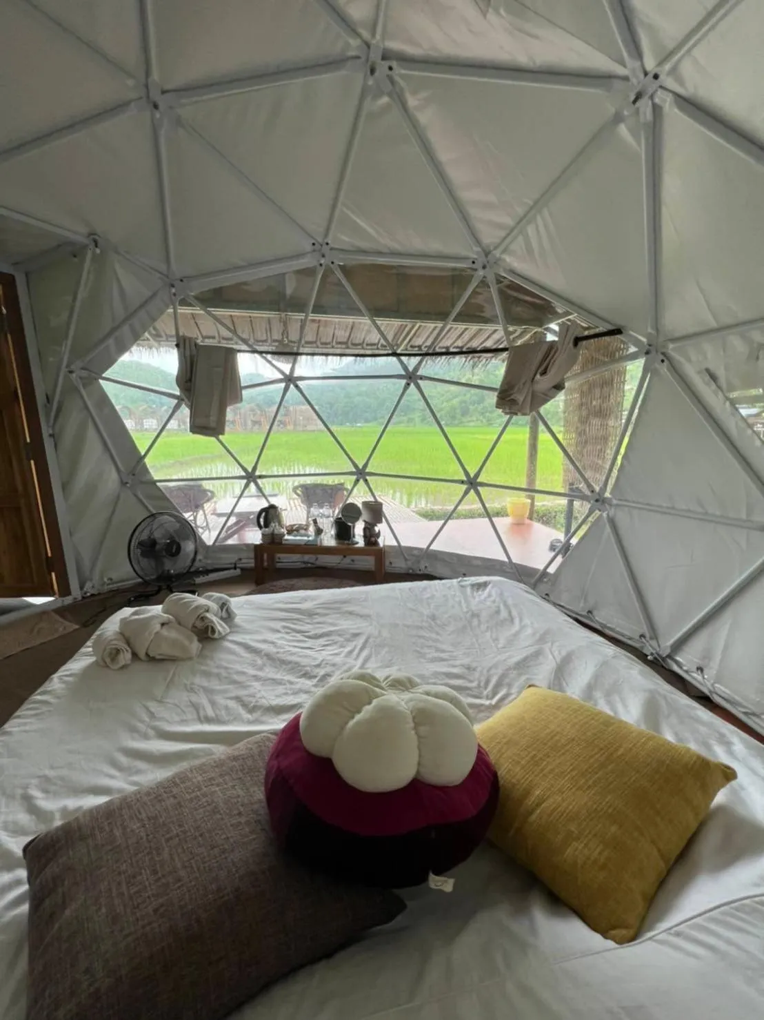 Bed in สะปันดีวิว Sapan Dee View บ่อเกลือ น่าน