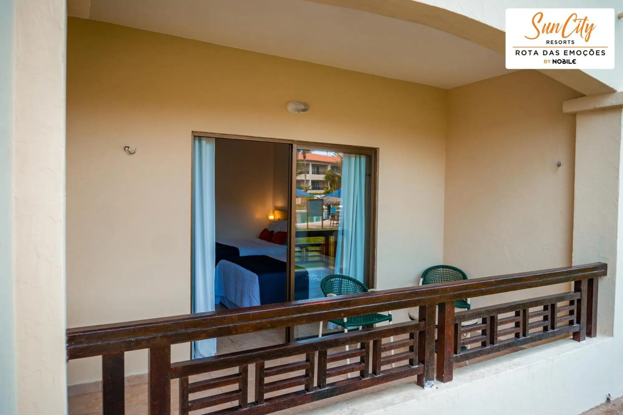 Balcony/Terrace in Sun City Rota das Emoções