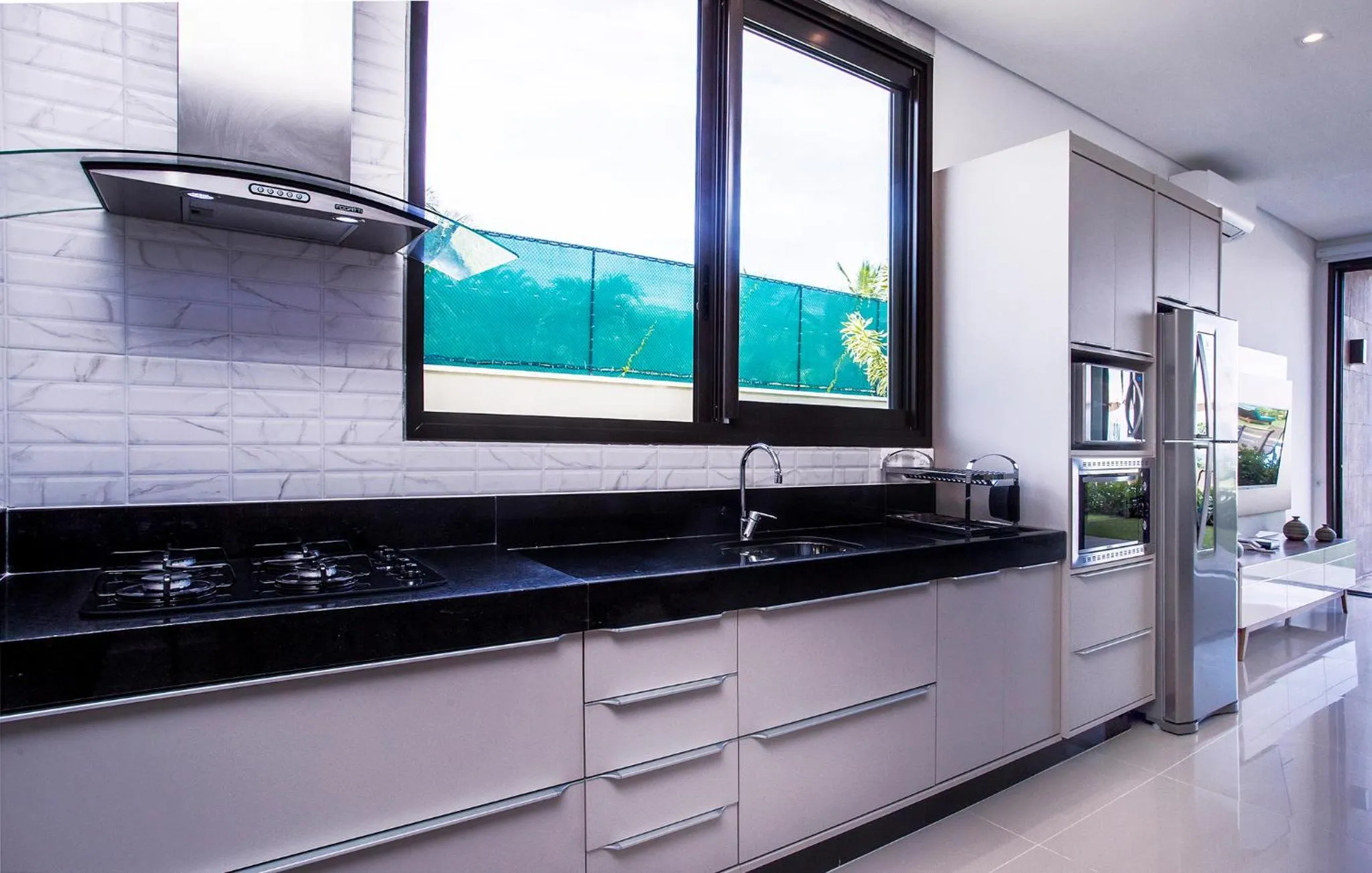 Communal kitchen in Residencial Marina Del Sol