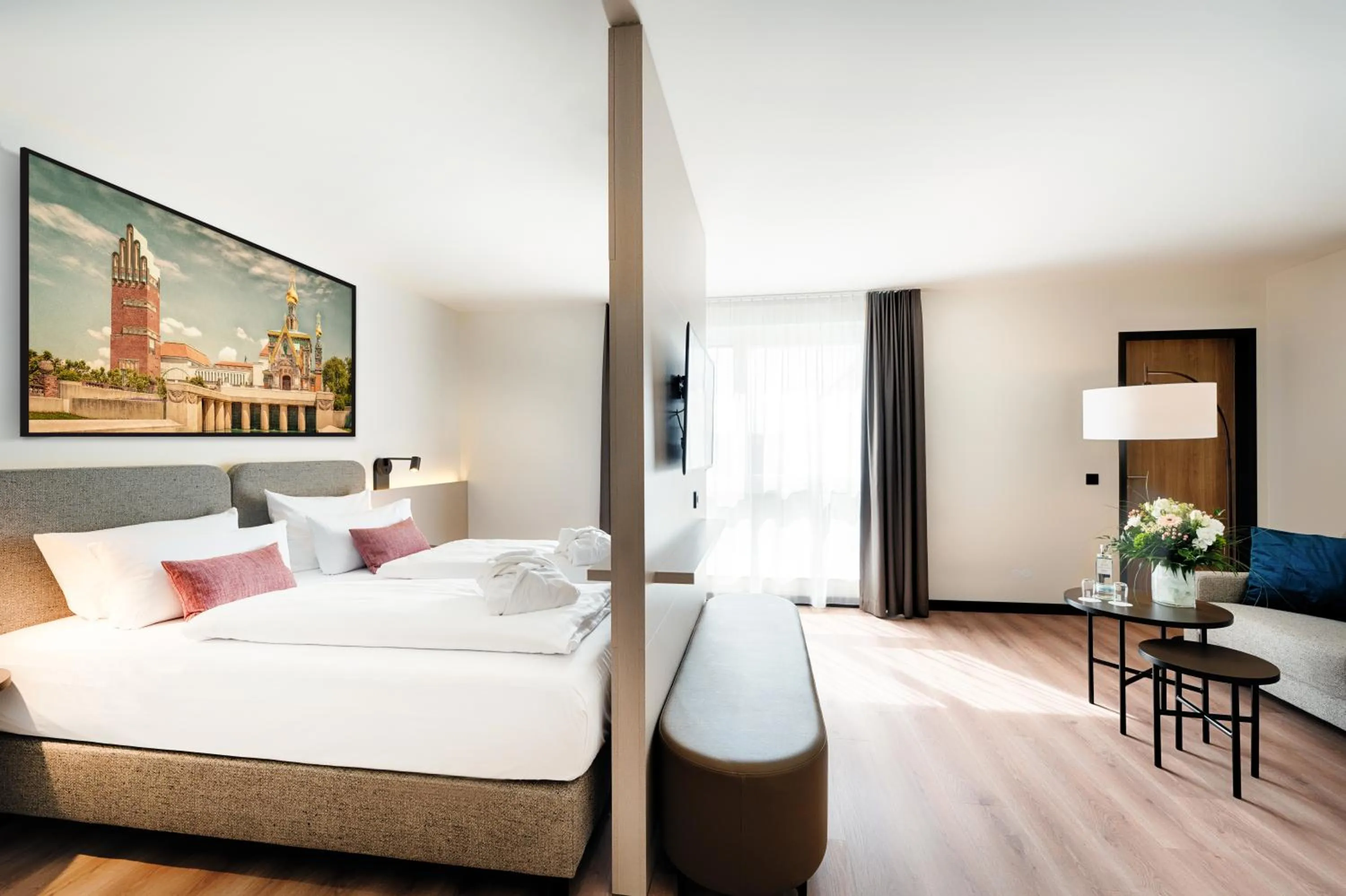Photo of the whole room, Bed in Welcome Hotel Darmstadt City Center