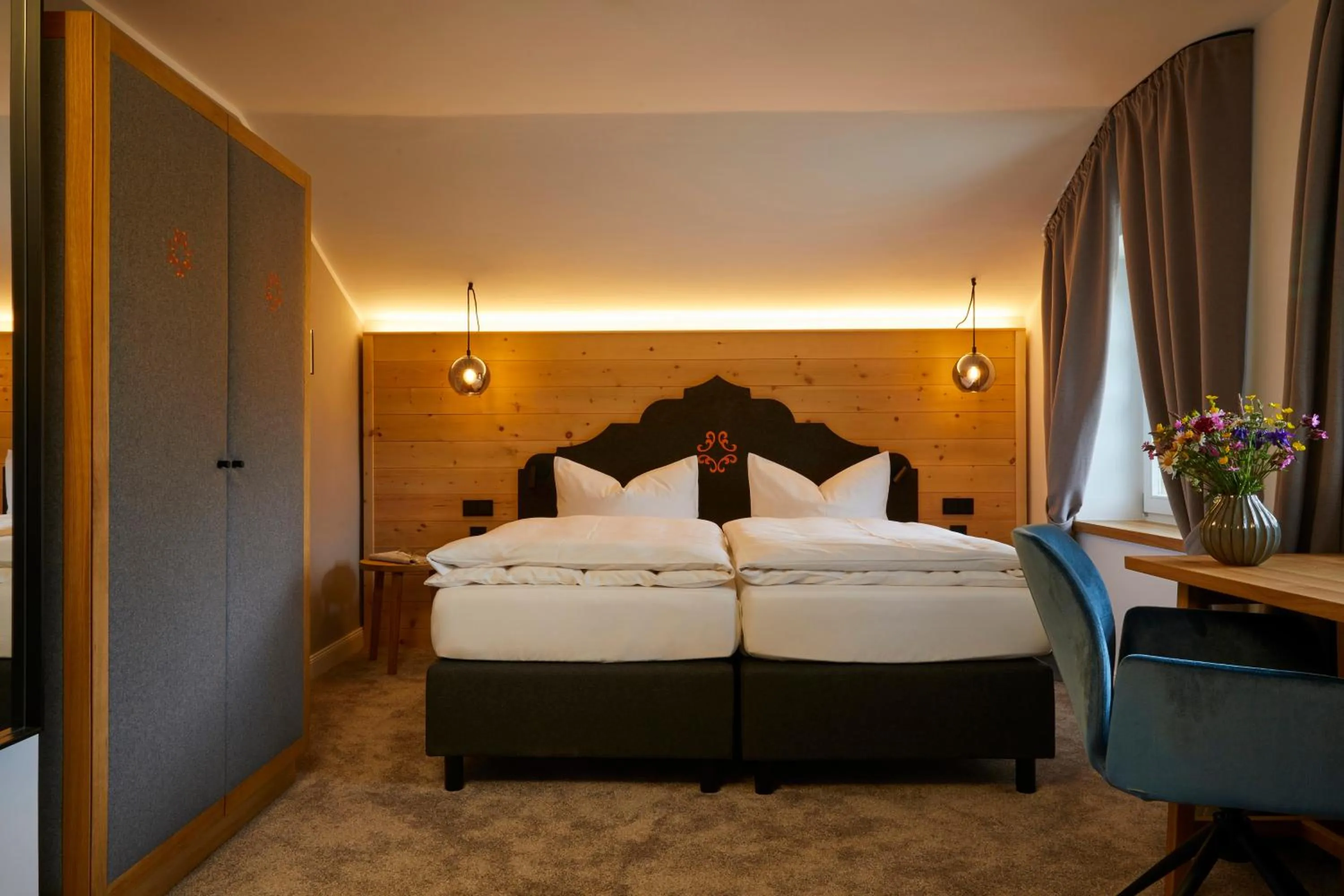 Photo of the whole room, Bed in Aschbacher Hof