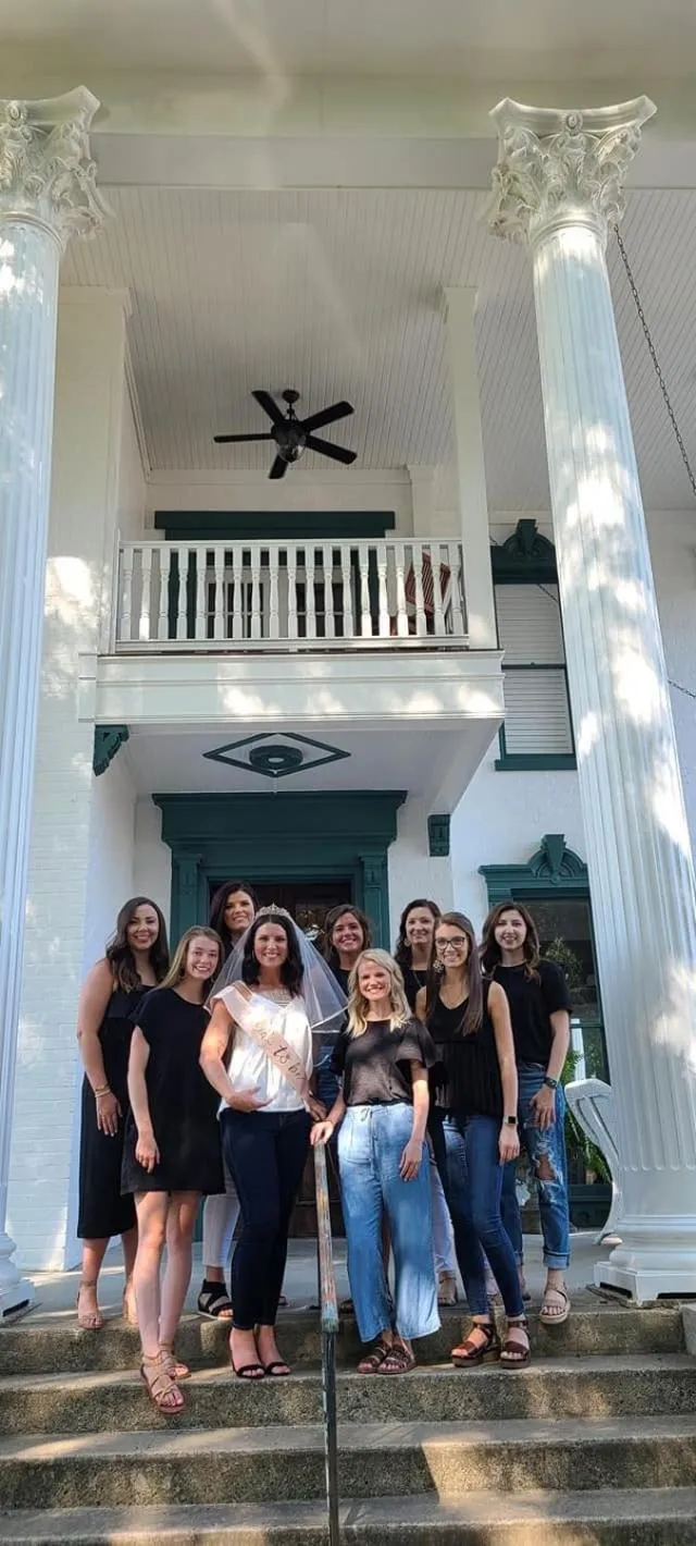 group of guests in Belle Louise Historic Bed & Breakfast