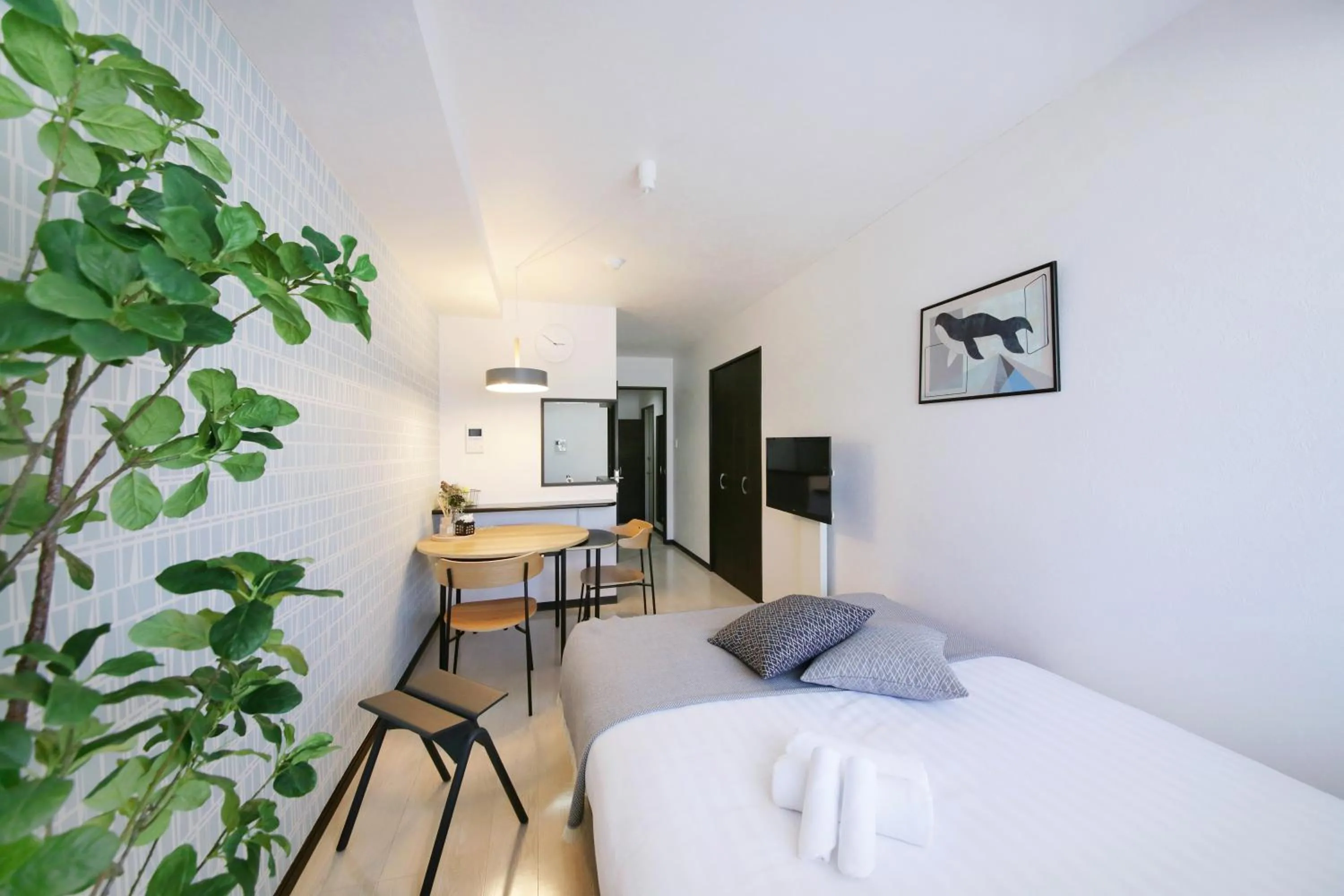 Bed in Green Sea Oshiage