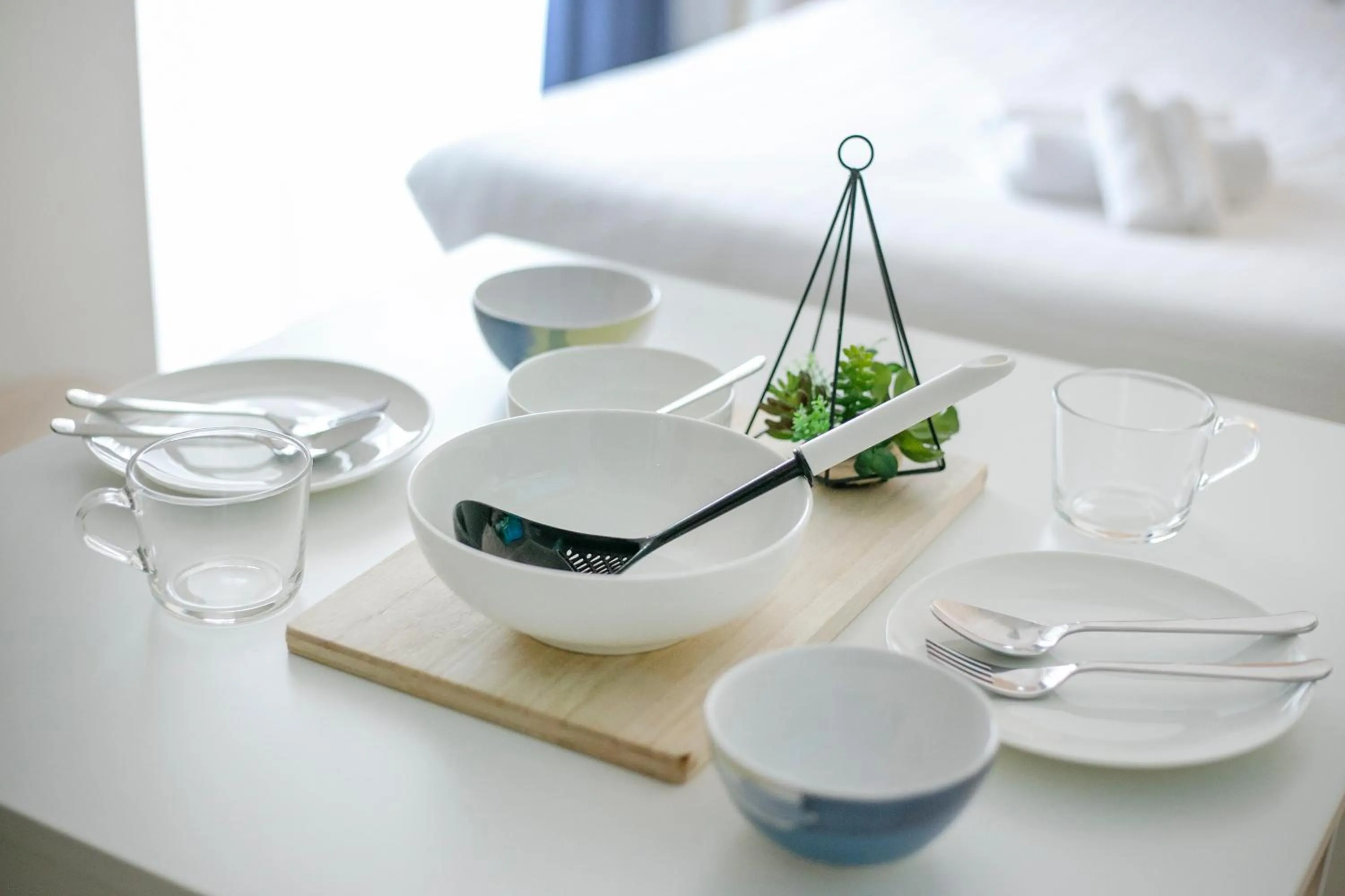 Bed in Green Sea Oshiage