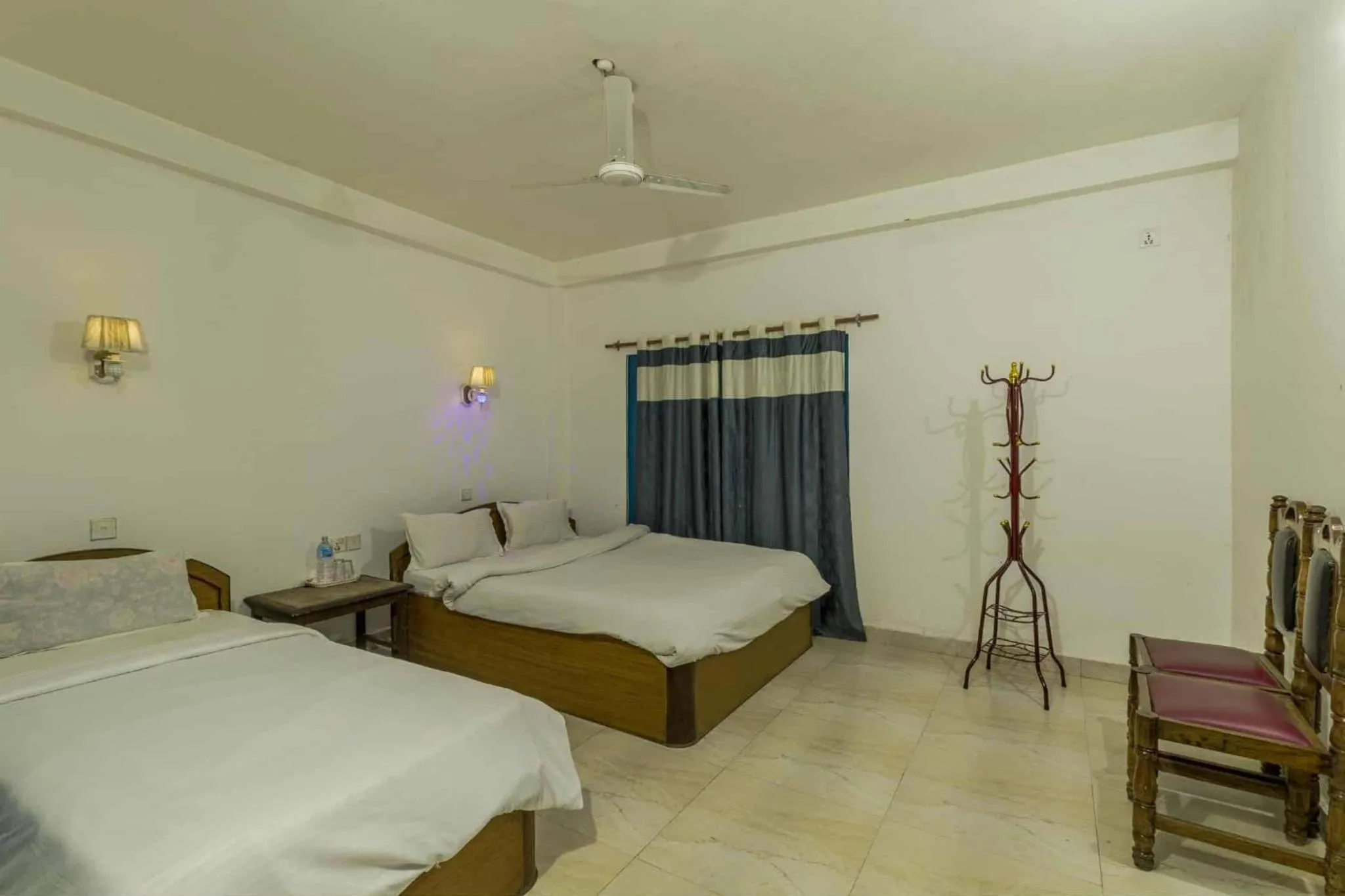 Bed in Hotel Misty Nepal