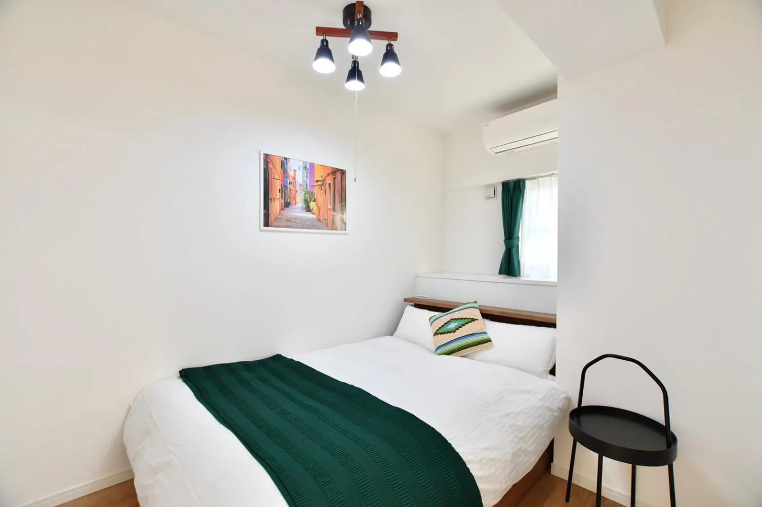 Bed in Riverside Inn Hakata