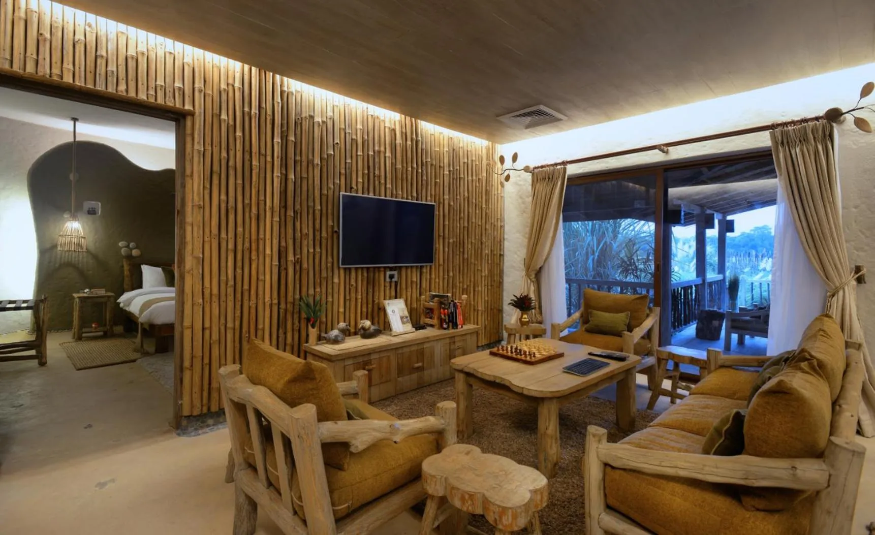 Library in Barahi Jungle Lodge