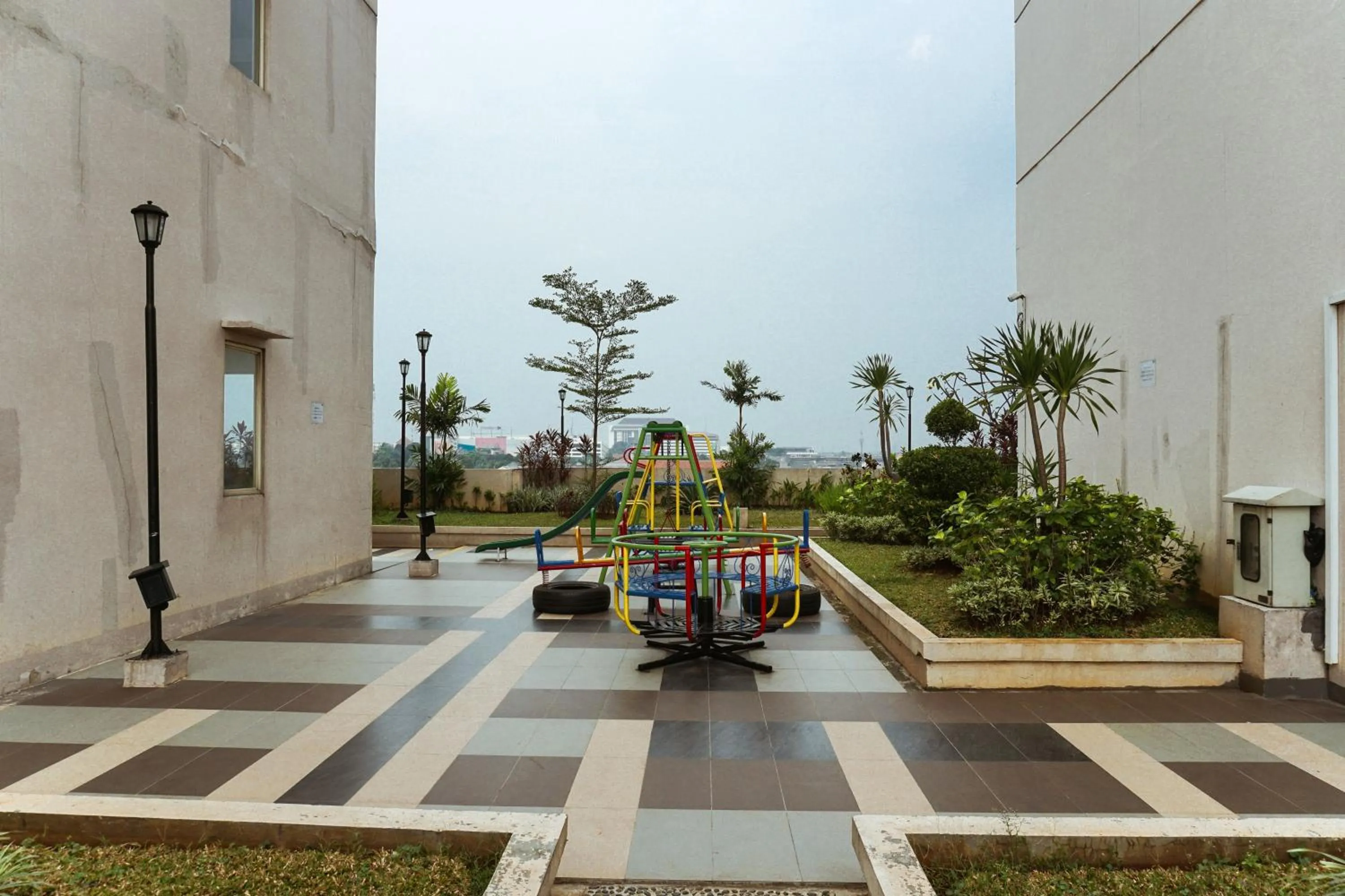 Children play ground in Elegant Studio Apartment Margonda Residence 5 By Travelio