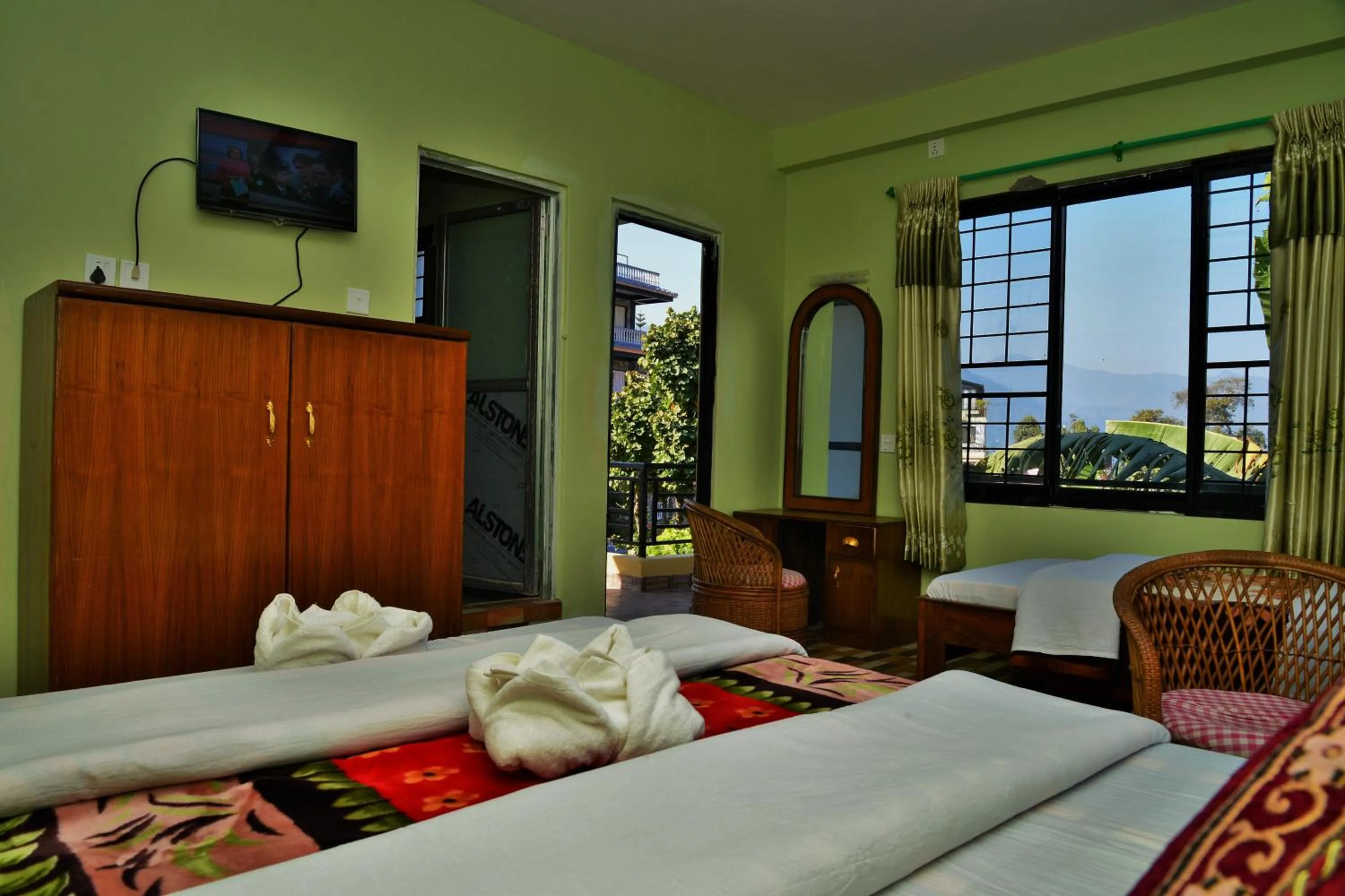 Bed in Hotel Mandala