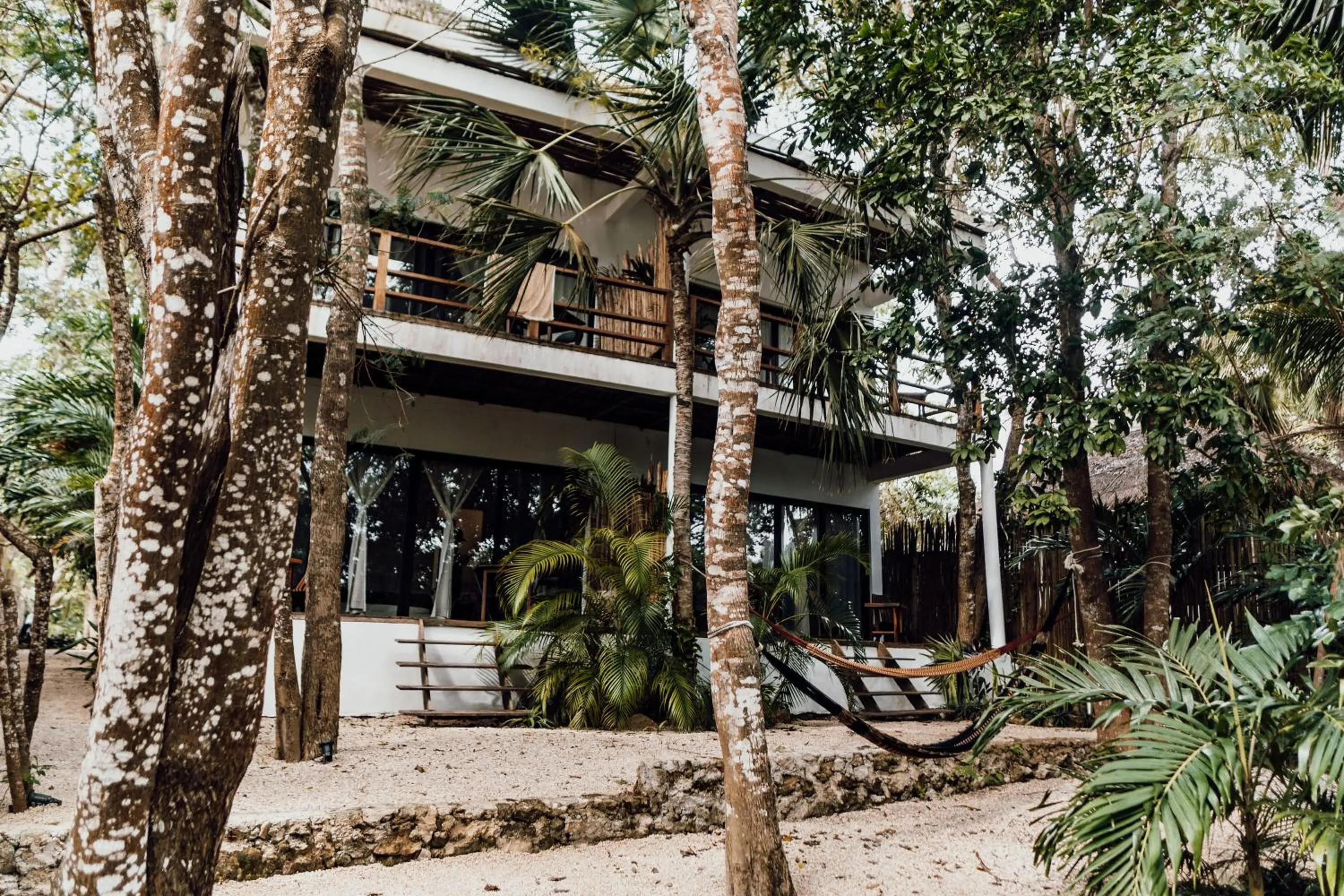 Patio in Pucté Bacalar