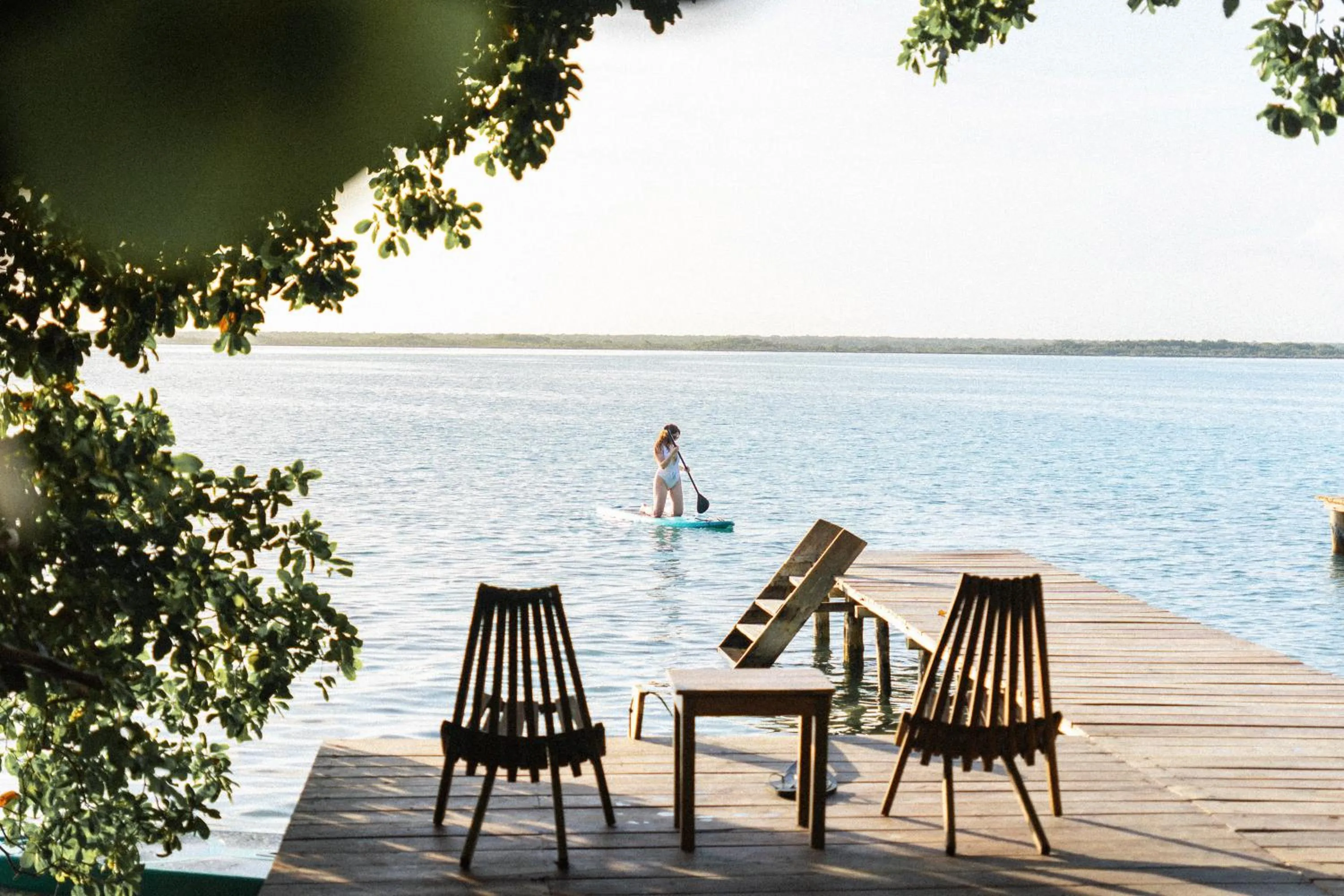 Canoeing in Pucté Bacalar