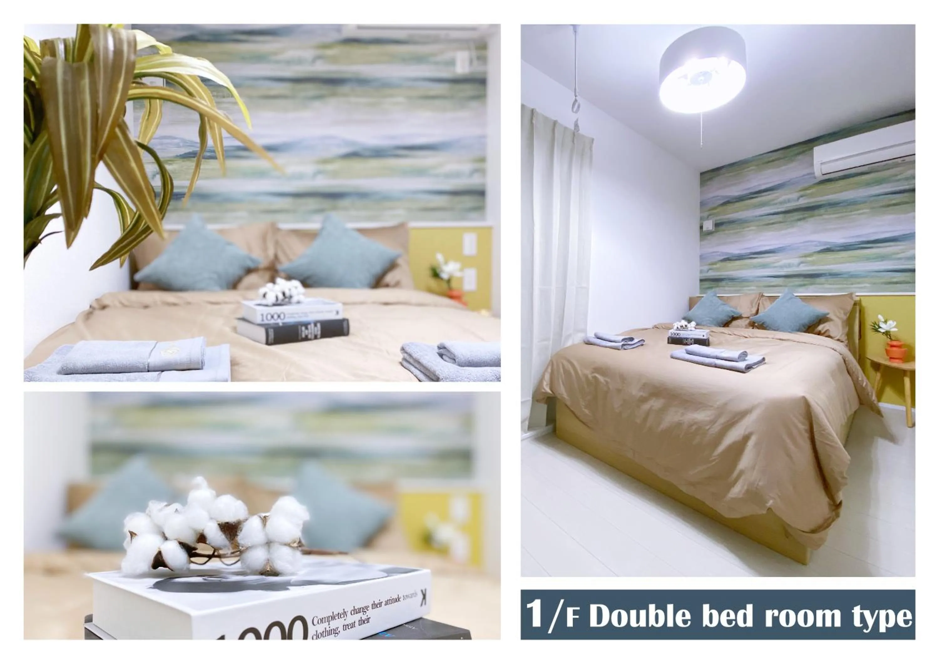 Bed in nestay apartment tokyo ginza