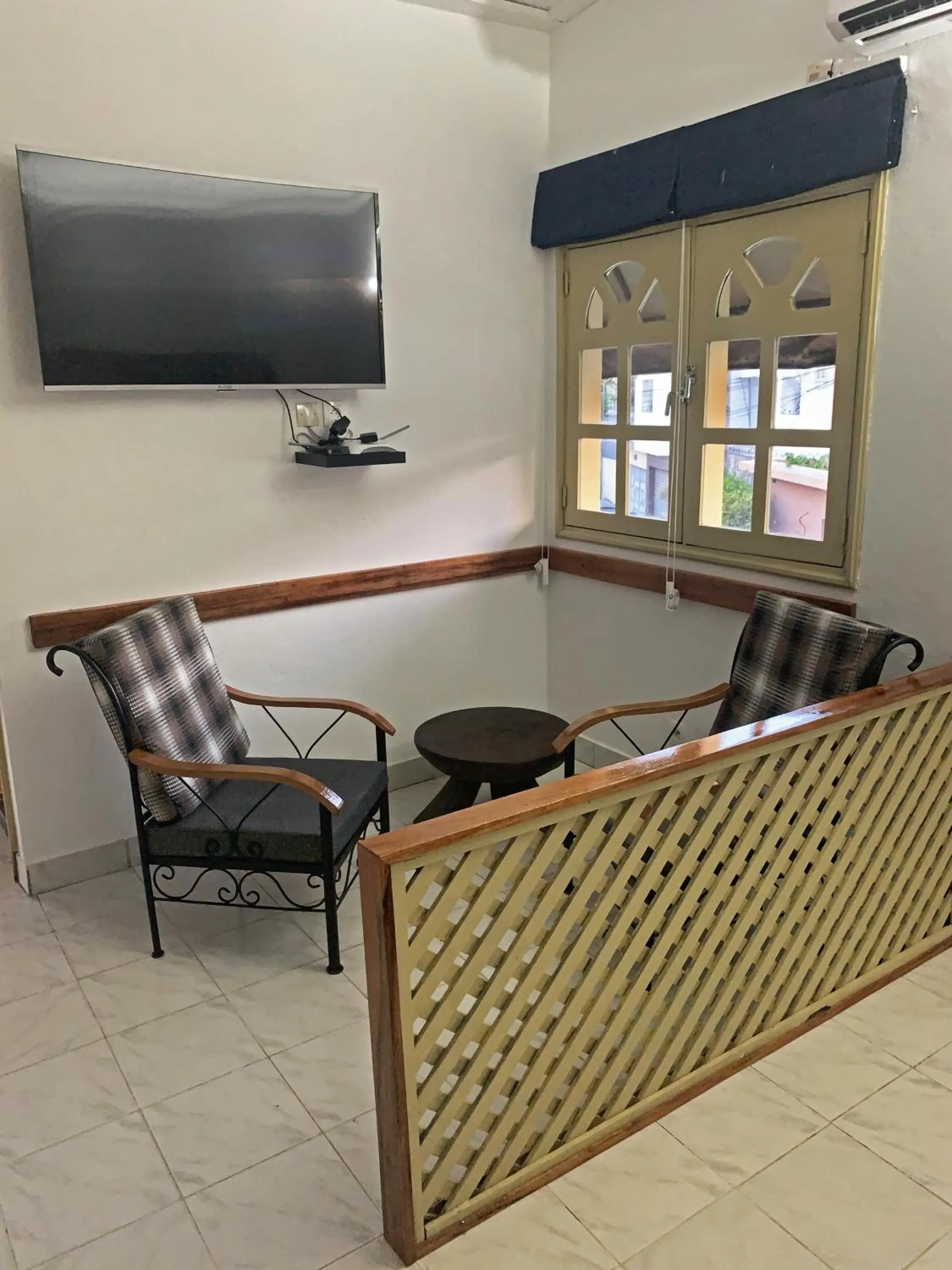 Seating area in Hotel Blawa