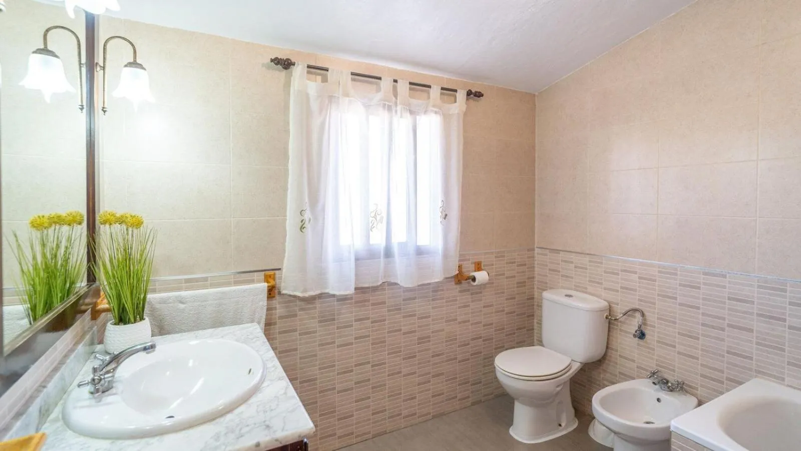 Bathroom in Casa Herrero El Borge by Ruralidays