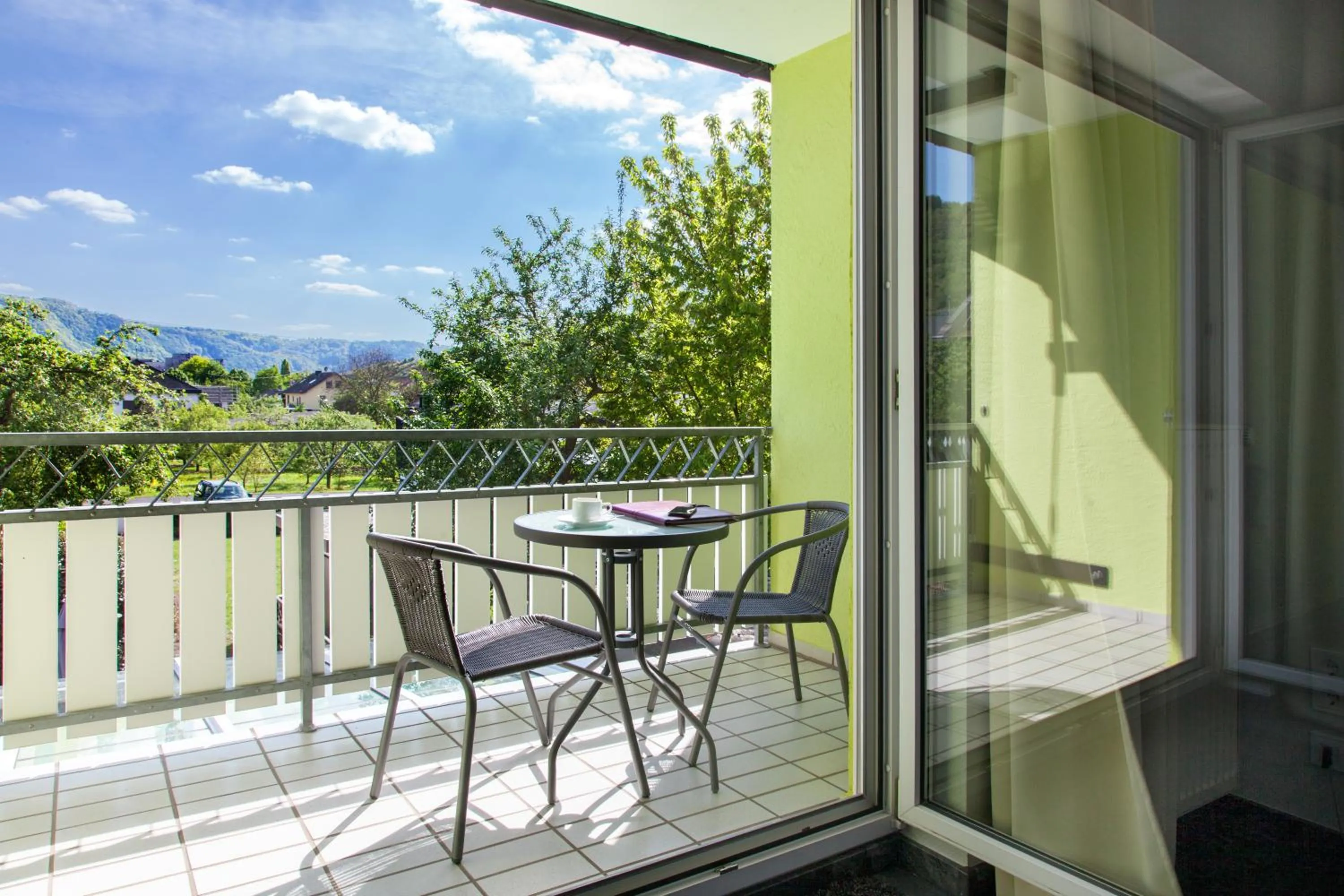 View (from property/room) in Moselhotel Weinhaus Simon `Sauna`Restaurant`ELadesäule